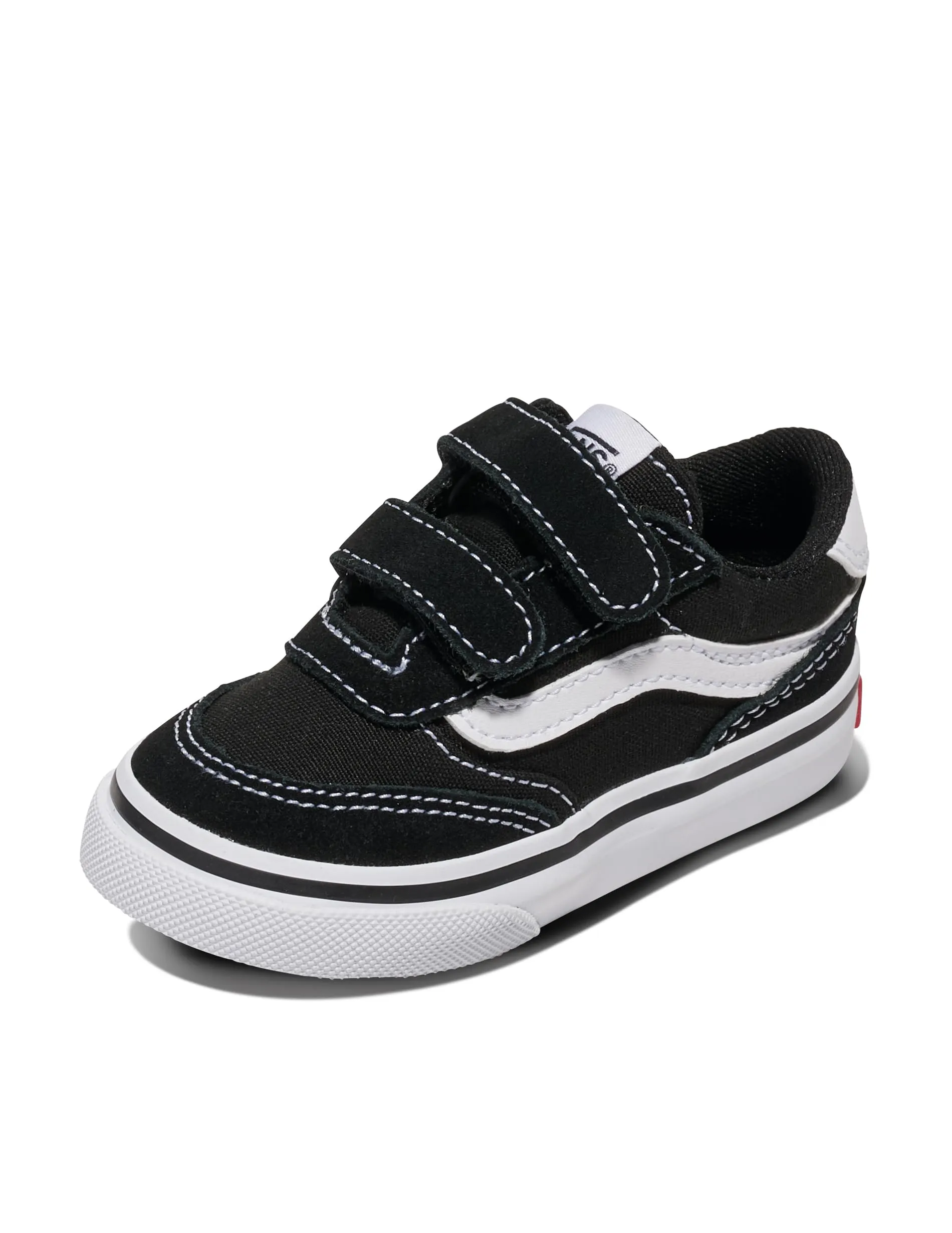 Vans Brooklyn, Scarpe da Ginnastica Unisex - Bambini e Ragazzi, BA2 - Suede/Canvas Black/White, 23 EU