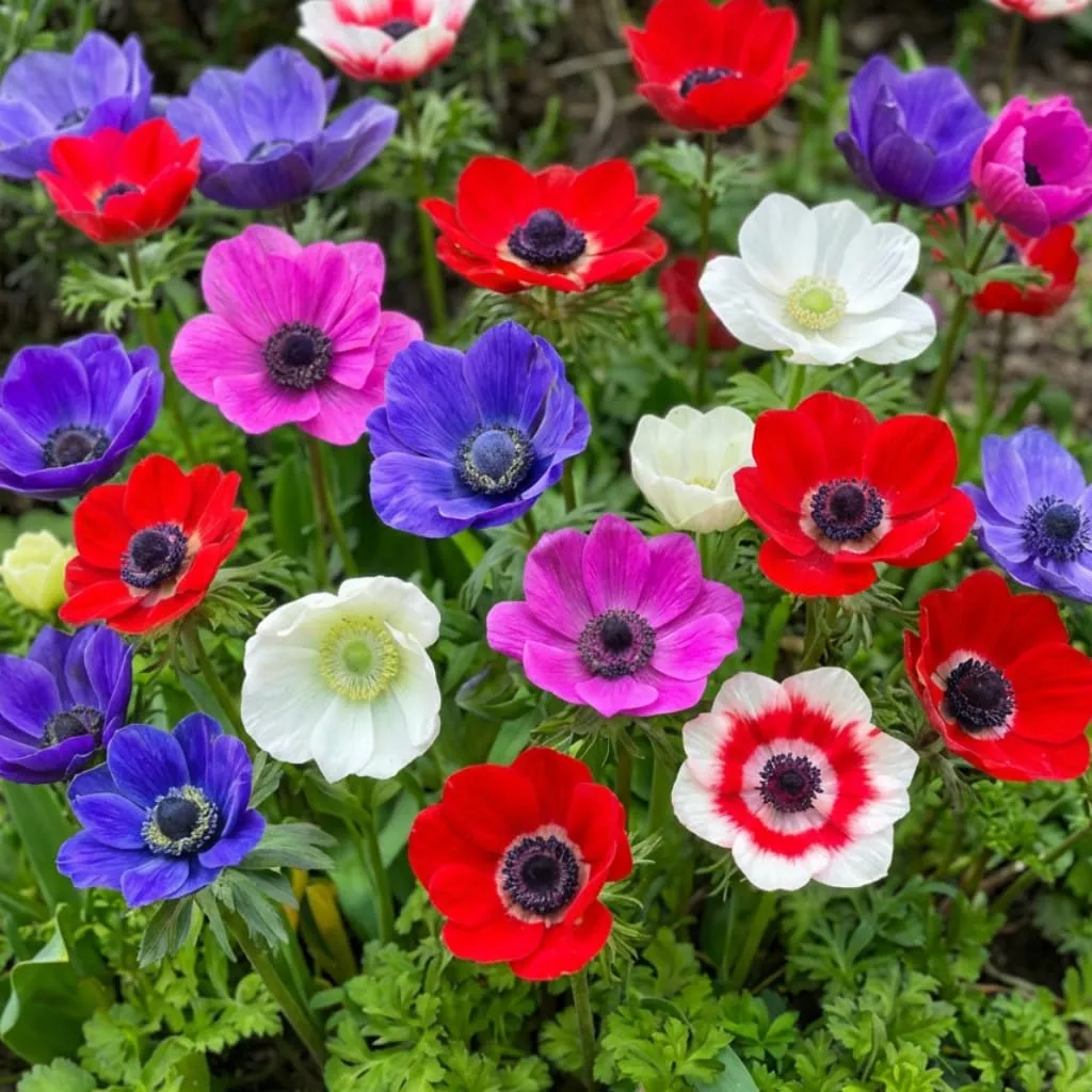 Tutta la miscela di tulipani primaverili, 50 bulbi, tulipani esclusivi dall'Olanda, 15 varietà, resistente all'inverno e perenne, tulipani per giardino, vasi, balcone