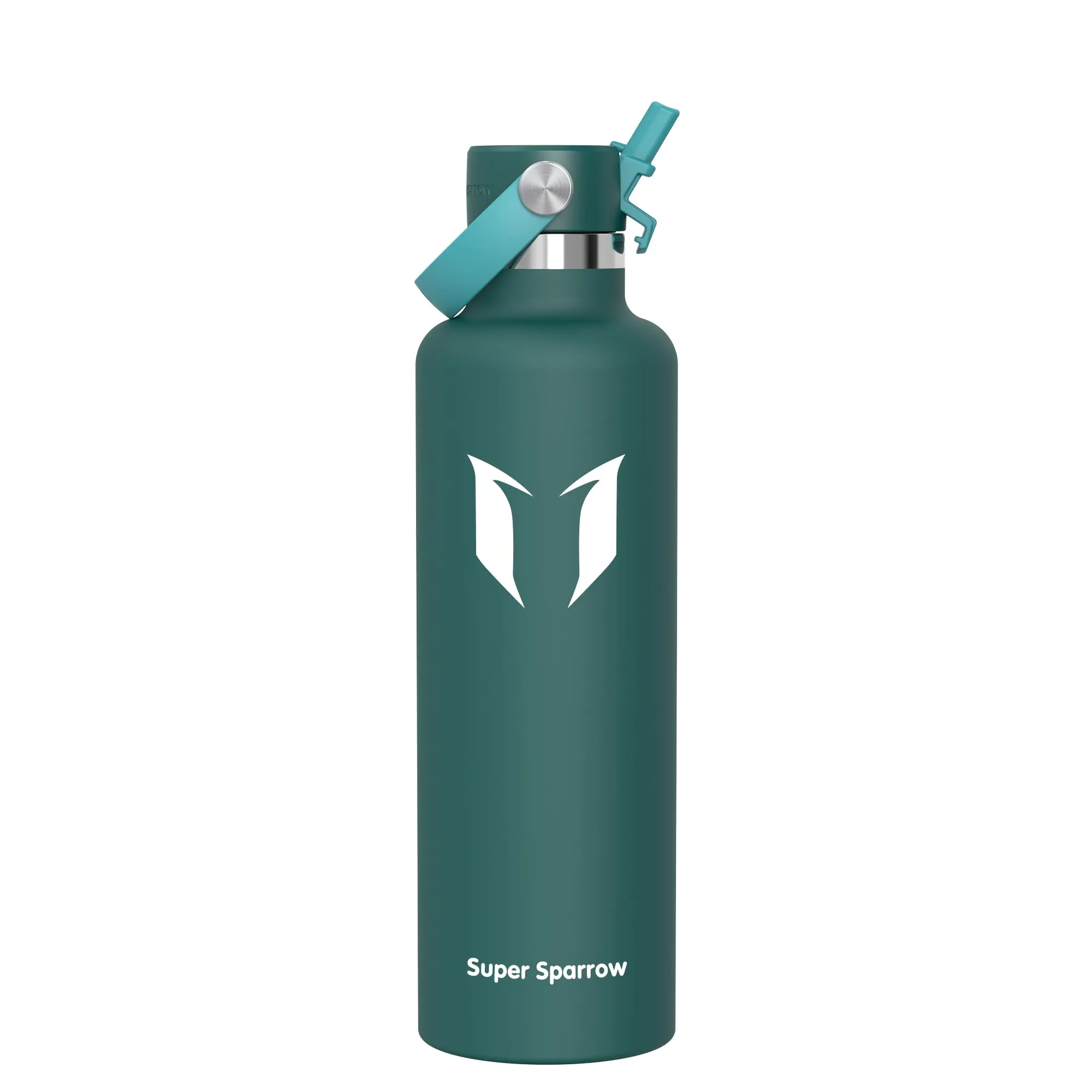 Super Sparrow Borraccia Termica, Acciaio Inox Bottiglia Termica - 1L - Senza BPA Borracce, Borraccia Bambini per Scuola, Sport, Campeggio, Yoga, Palestra, Ciclismo