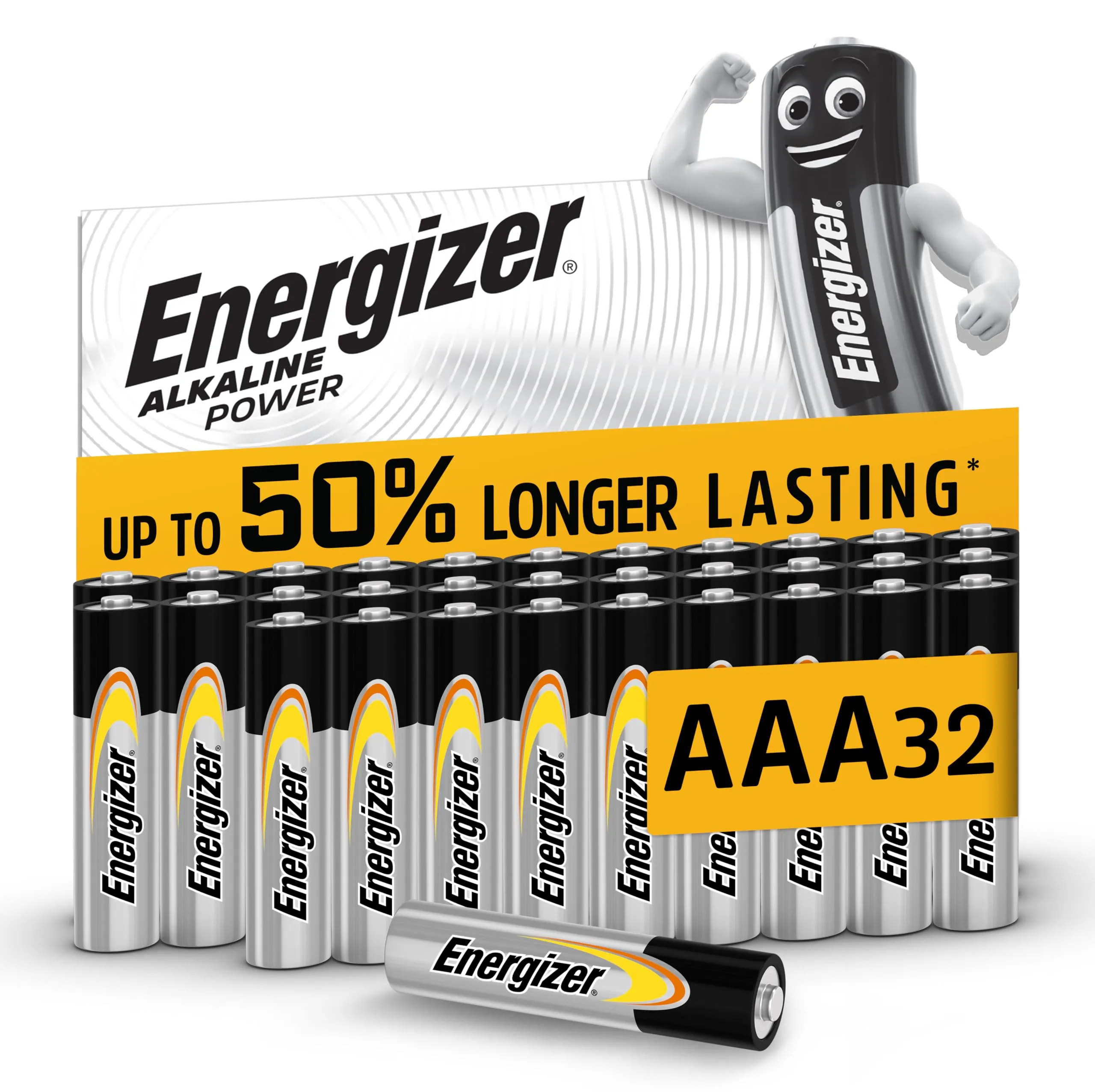 Energizer Alkaline Power AAA, 32 Pack AMZ,