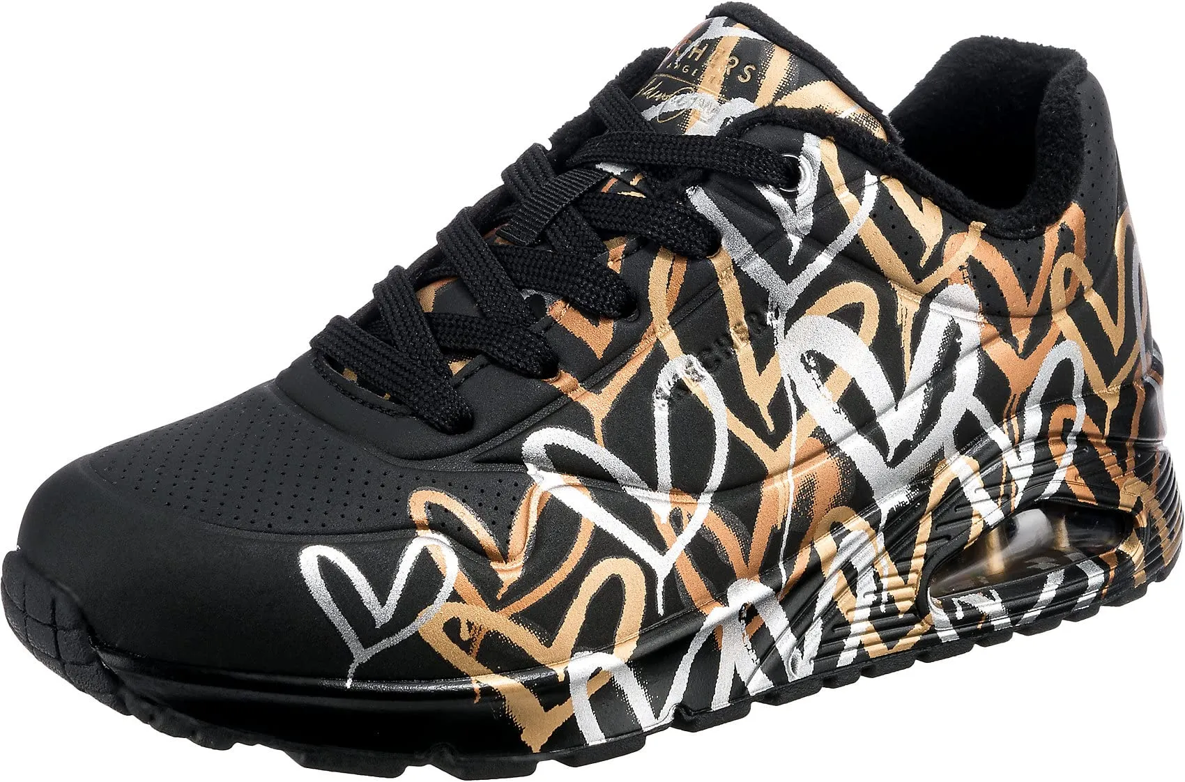 Skechers Skechers, sneakers Donna, Black Gold, 40 EU