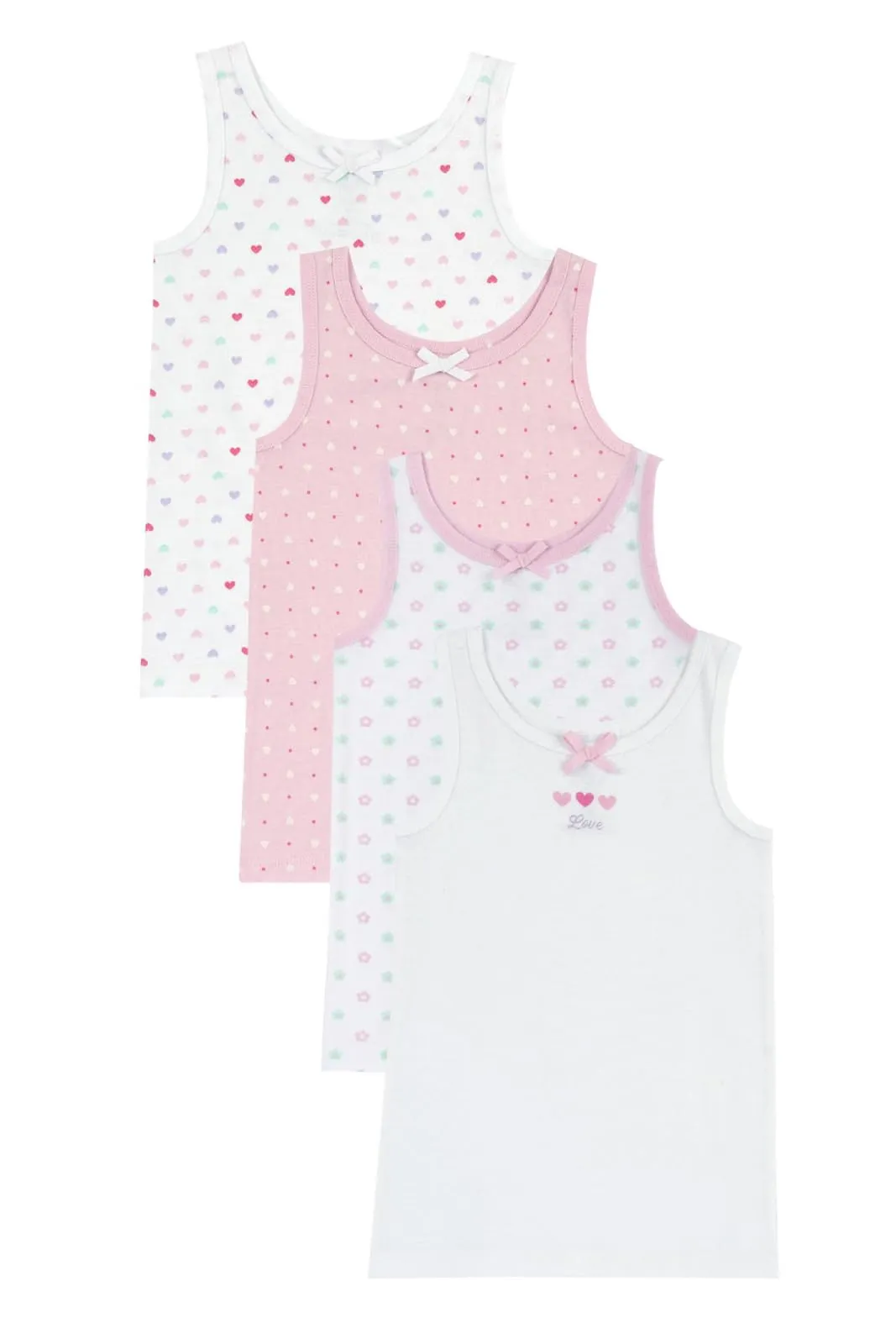 Chicco, Canottiere Bambino e Bambina, Confezione da 4, 100% Cotone, Abbigliamento Bambino e Bambina, Designed in Italy