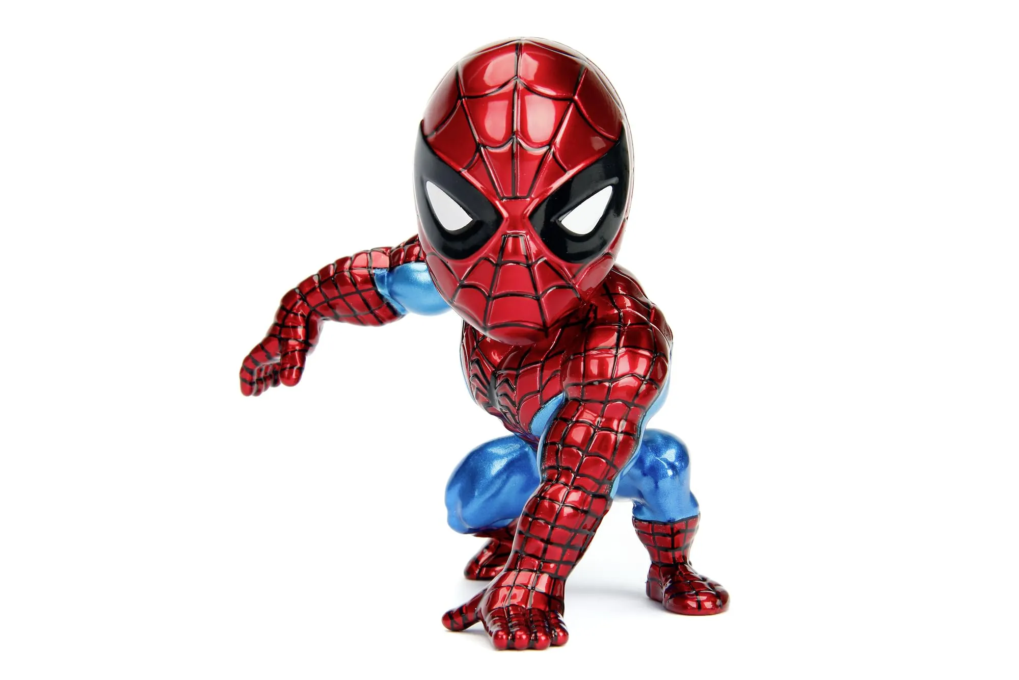 Jada Toys- Marvel Spiderman in Die- Cast, 253221005, +8 Anni, Personaggio Da Collezione, 10 Cm