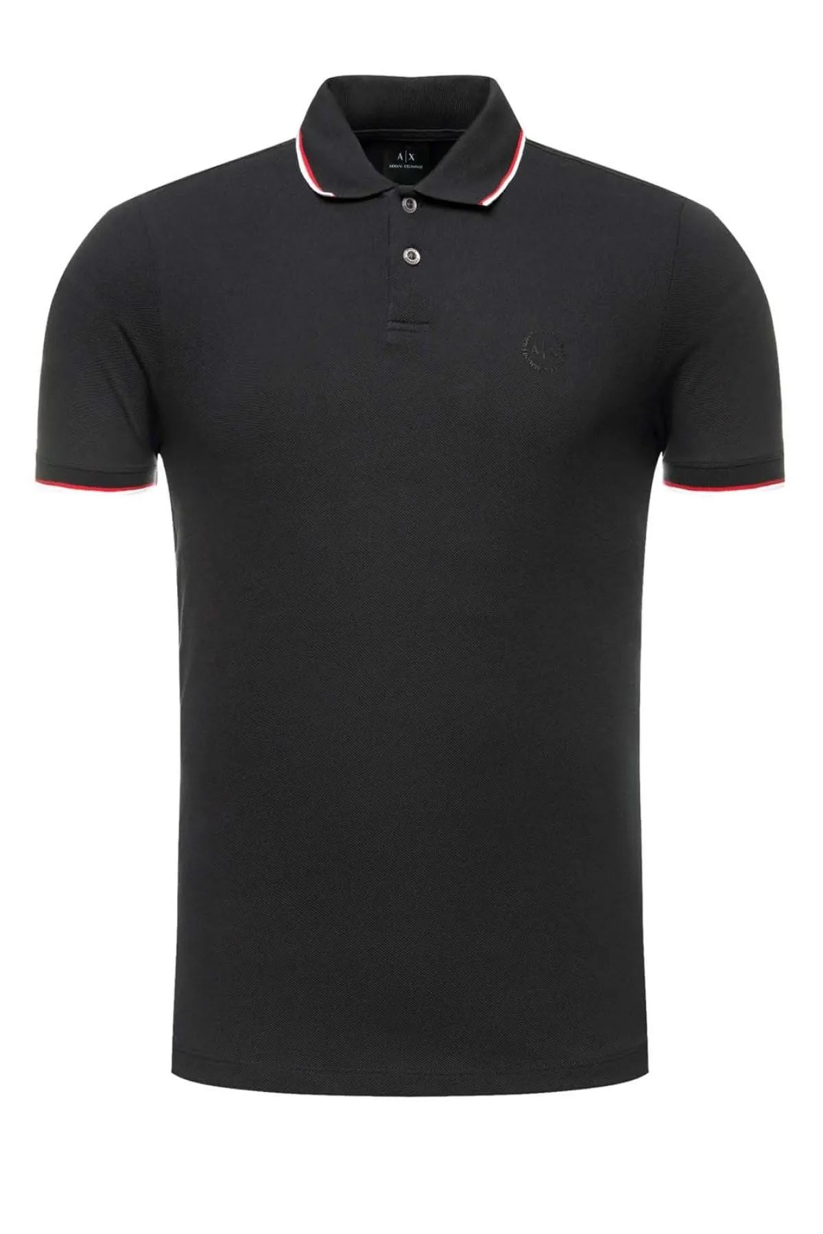 ARMANI EXCHANGE Double Stripe Polo Uomo, Blu (NAVY 1510), XL