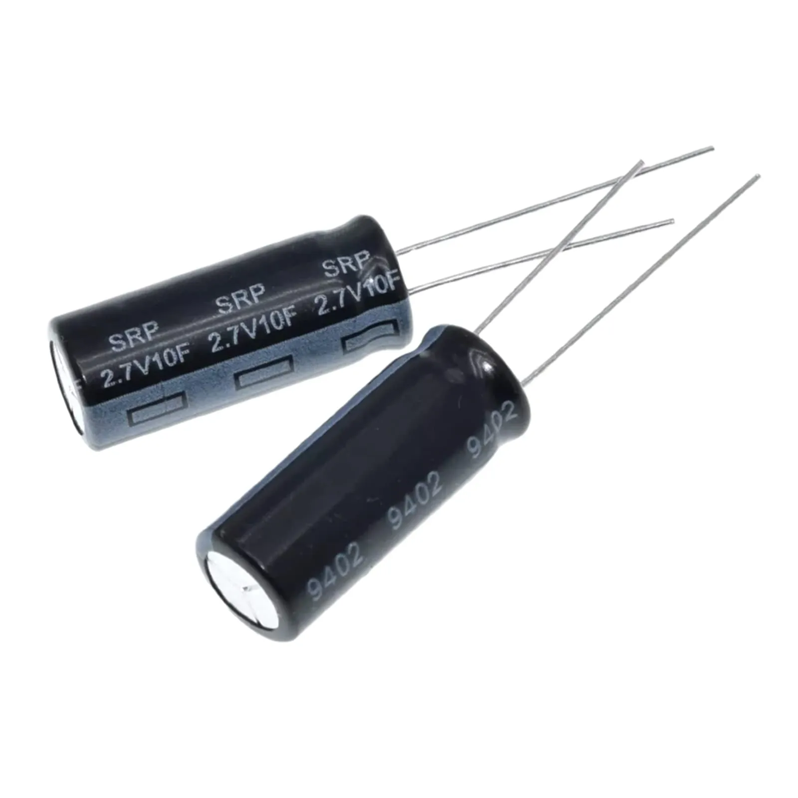 EFARMA Condensatori elettrolitici, 5 condensatori cilindrici ad Alta Potenza 2,7 V 10 F 10x26 mm