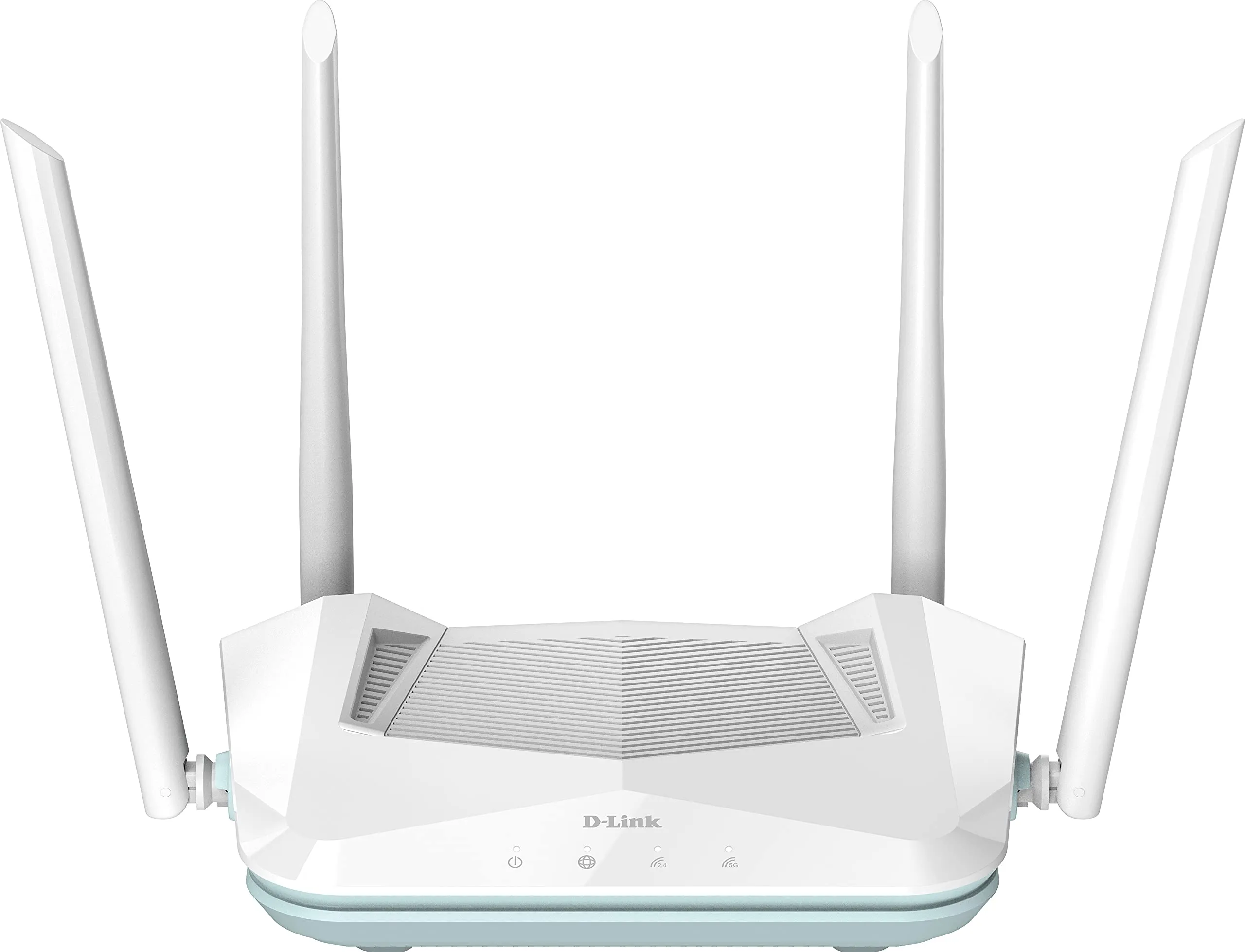 D-Link R15 Router Smart EAGLE PRO AI AX1500 con Wi-Fi AI Mesh, ottimizzatore del traffico, parental control, porte Gigabit, MU-MIMO, 1024 QAM, OFDMA, WPA3. Funziona con Alexa/Assistente Google.