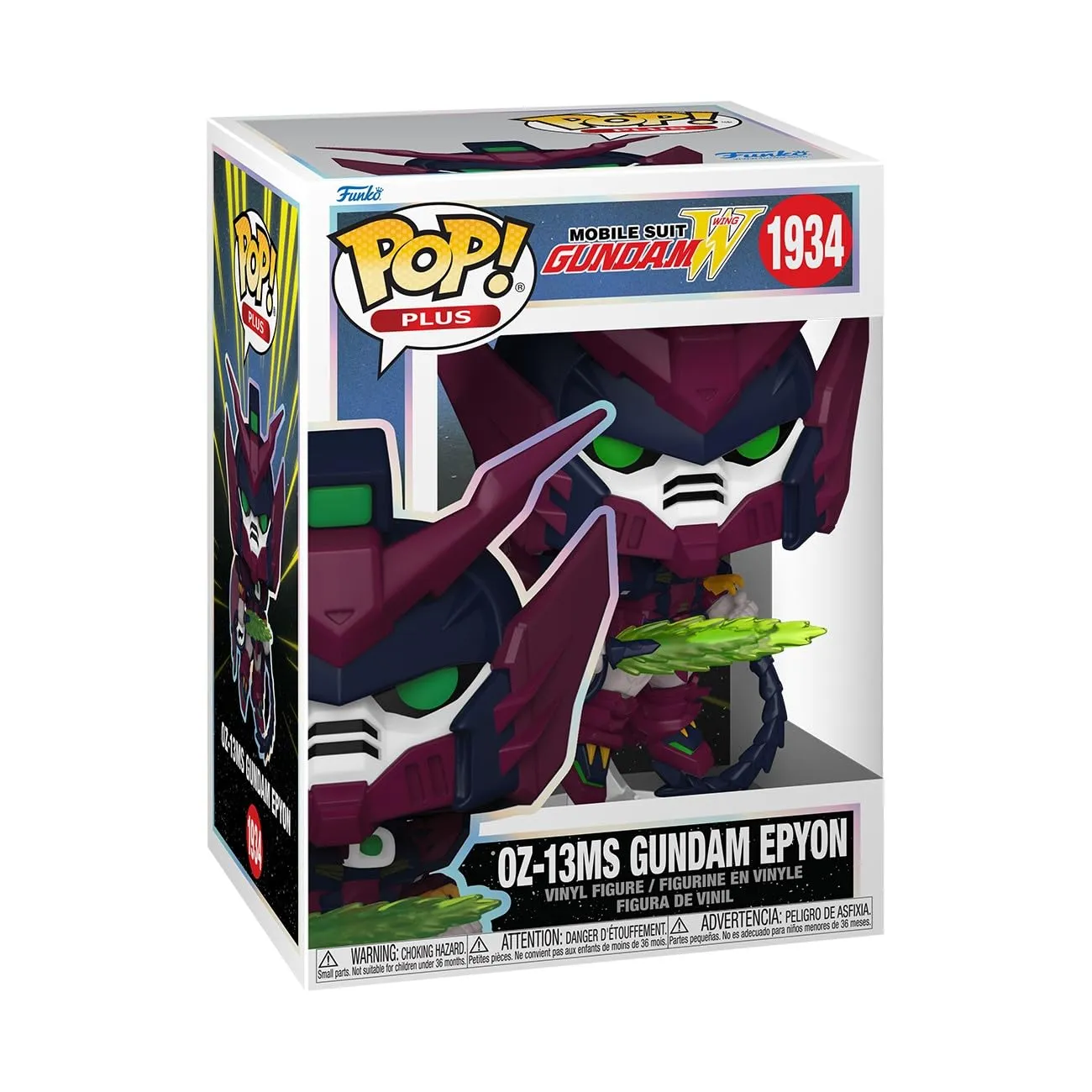 Funko Pop! Plus: MSGW - Gundam Epyon - Mobile Suit Gundam Wing - Figura in Vinile da Collezione - Idea Regalo - Merchandising Ufficiale - Giocattoli per Bambini e Adulti - Anime Fans