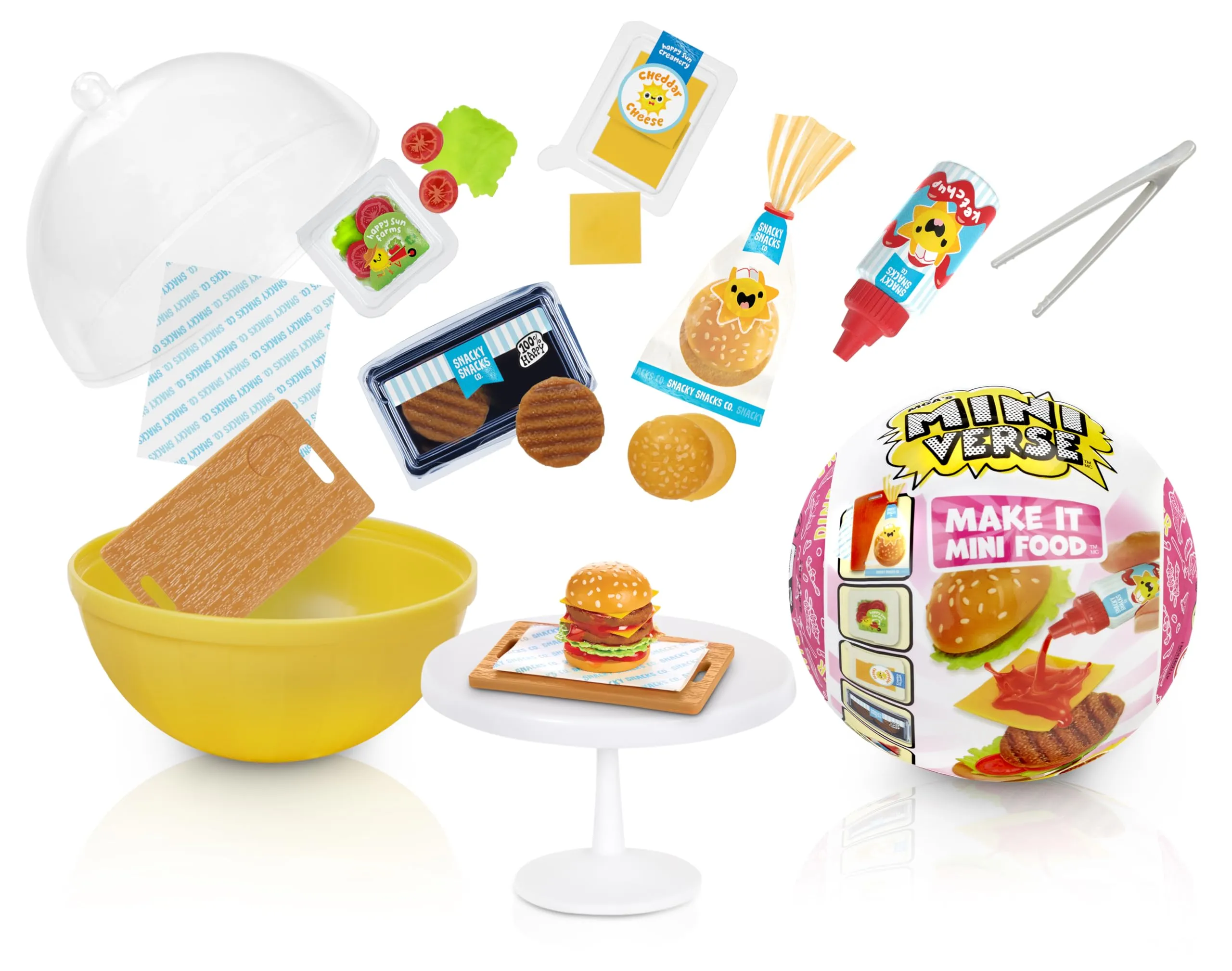 Miniverse Make It Mini Food di MGA - Diner Serie 3 - Mini Oggetti da Collezione in una Confezione Misteriosa - Gioco in Resina Fai-da-te - Repliche di Cibi, NON COMMESTIBILI - Età 8+