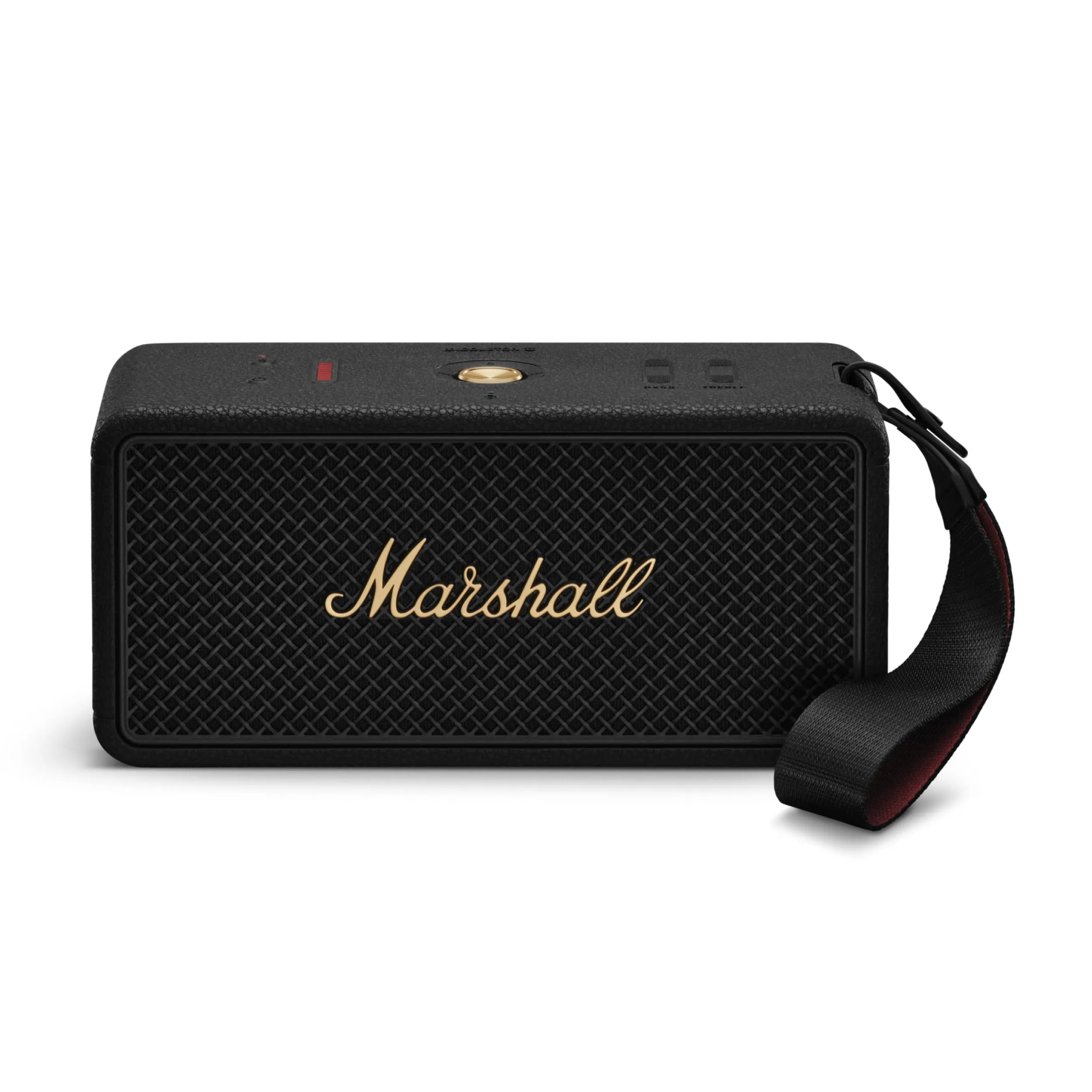 Marshall Middleton II Altoparlante portatile Bluetooth con oltre 30 ore di riproduzione e impermeabile IP67 - Nero e ottone