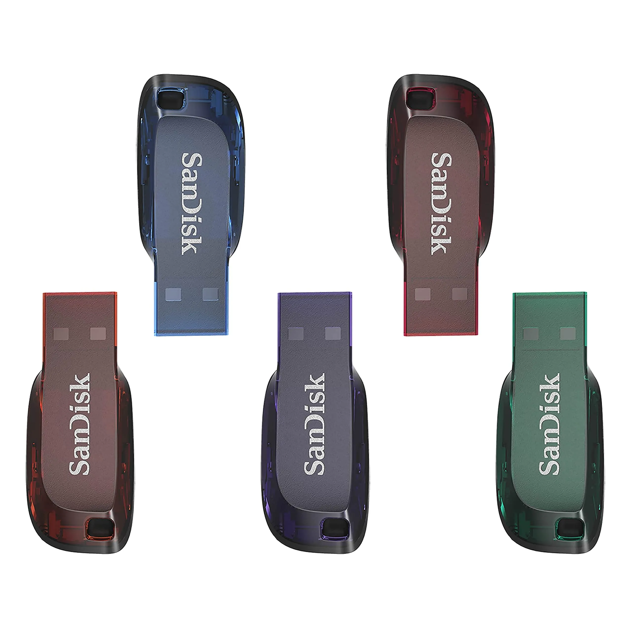 SanDisk Cruzer Blade Unità flash USB da 32 GB, Confezione da 5 unità