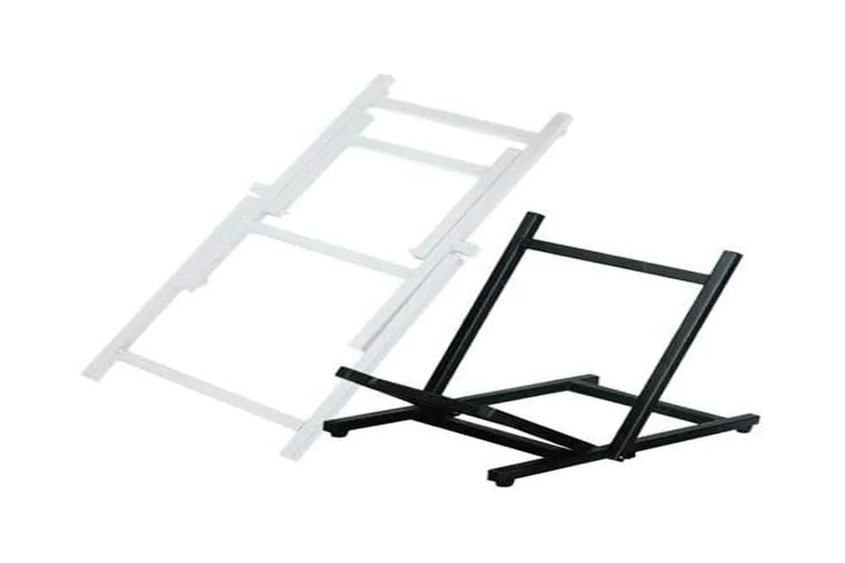 QUIK LOK - BS/310 SUPPORTO PER AMPLIFICATORE Supporto per Speaker e Amplificatori Combo, Adatta per Posizionamento a Pavimento, Inclinazione per Ascolto Ottimale, In Acciaio, Ripieghevole, Colore Nero
