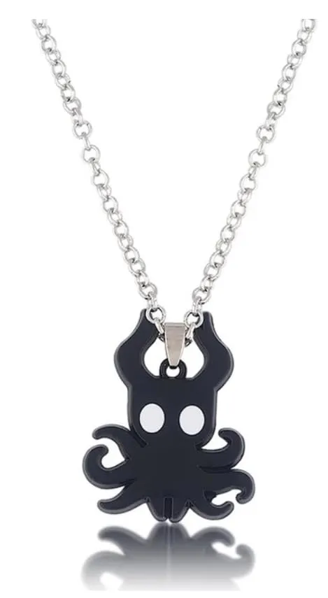 Strike3D Gioco Hollow Knight Shade Logo The Pale king Figure portachiavi collana gioielli
