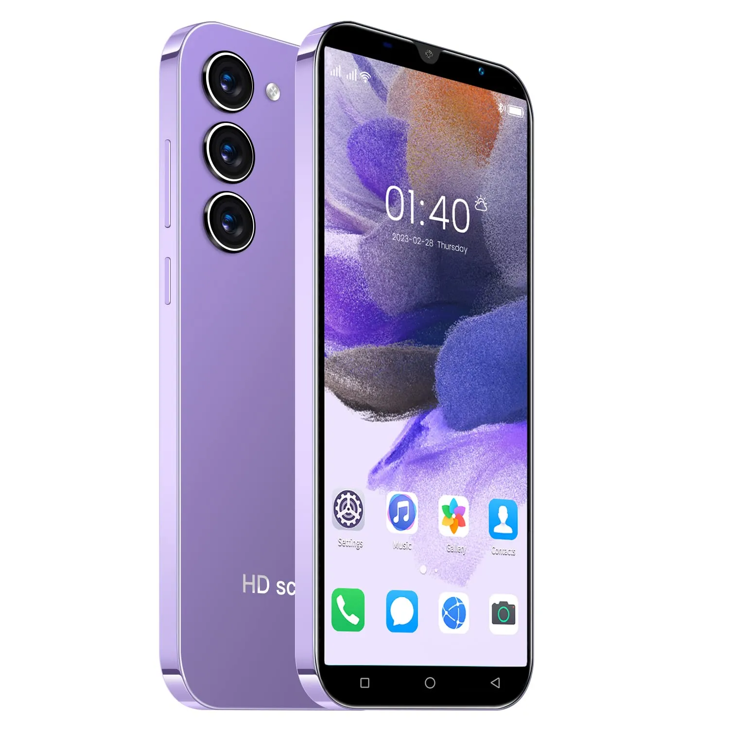 Offerta giornaliera per smartphone, MTGud-23 5.0" Android 9.0, Telefono Cellulare Dual SIM, 16 GB ROM(Estensibile fino a 128 GB), Doppia Fotocamera, Bluetooth, GPS, Wi-FI (Purple)