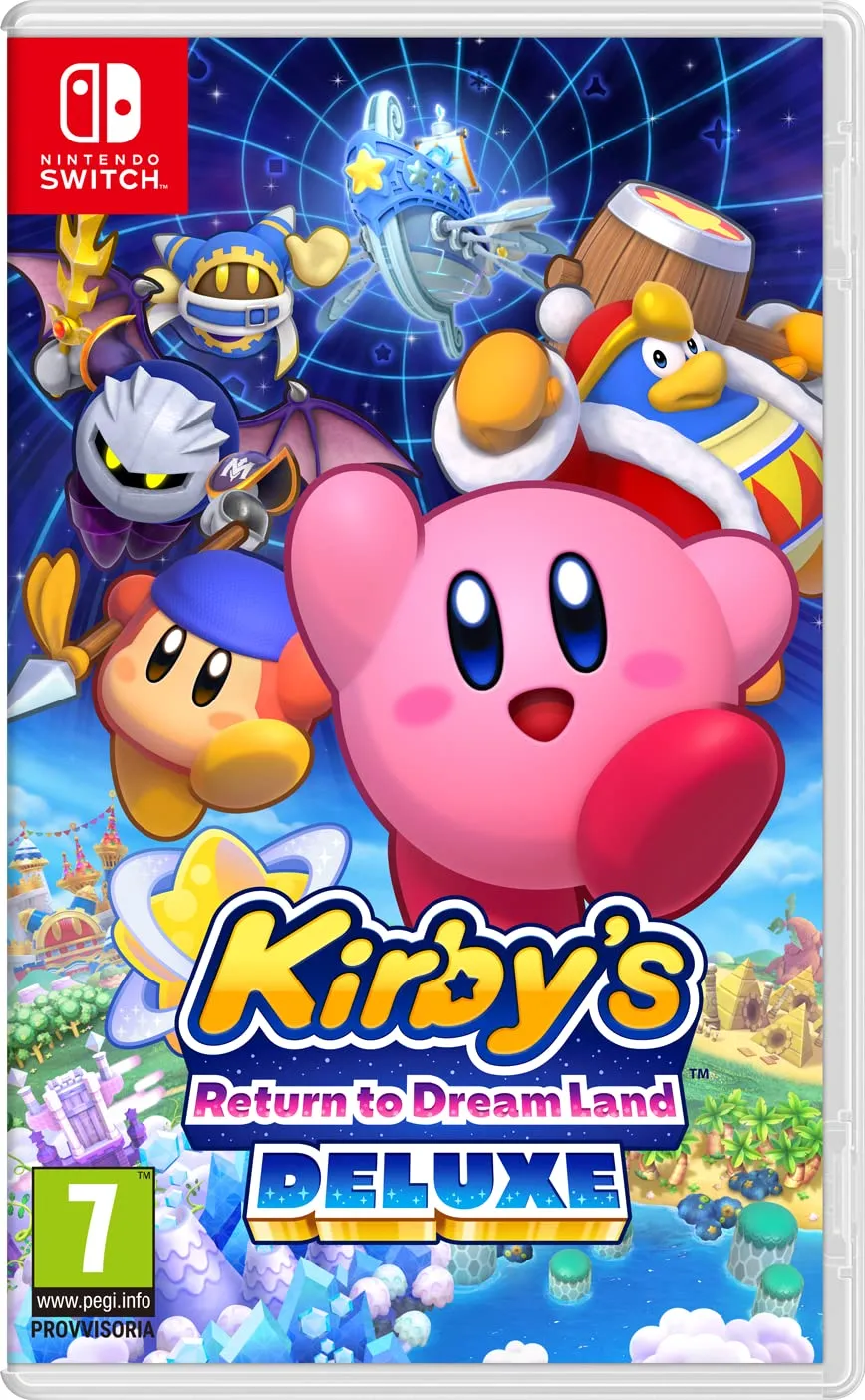 Kirby’s Return to Dream Land Deluxe - Videogioco Nintendo - Ed. Italiana - Versione su scheda