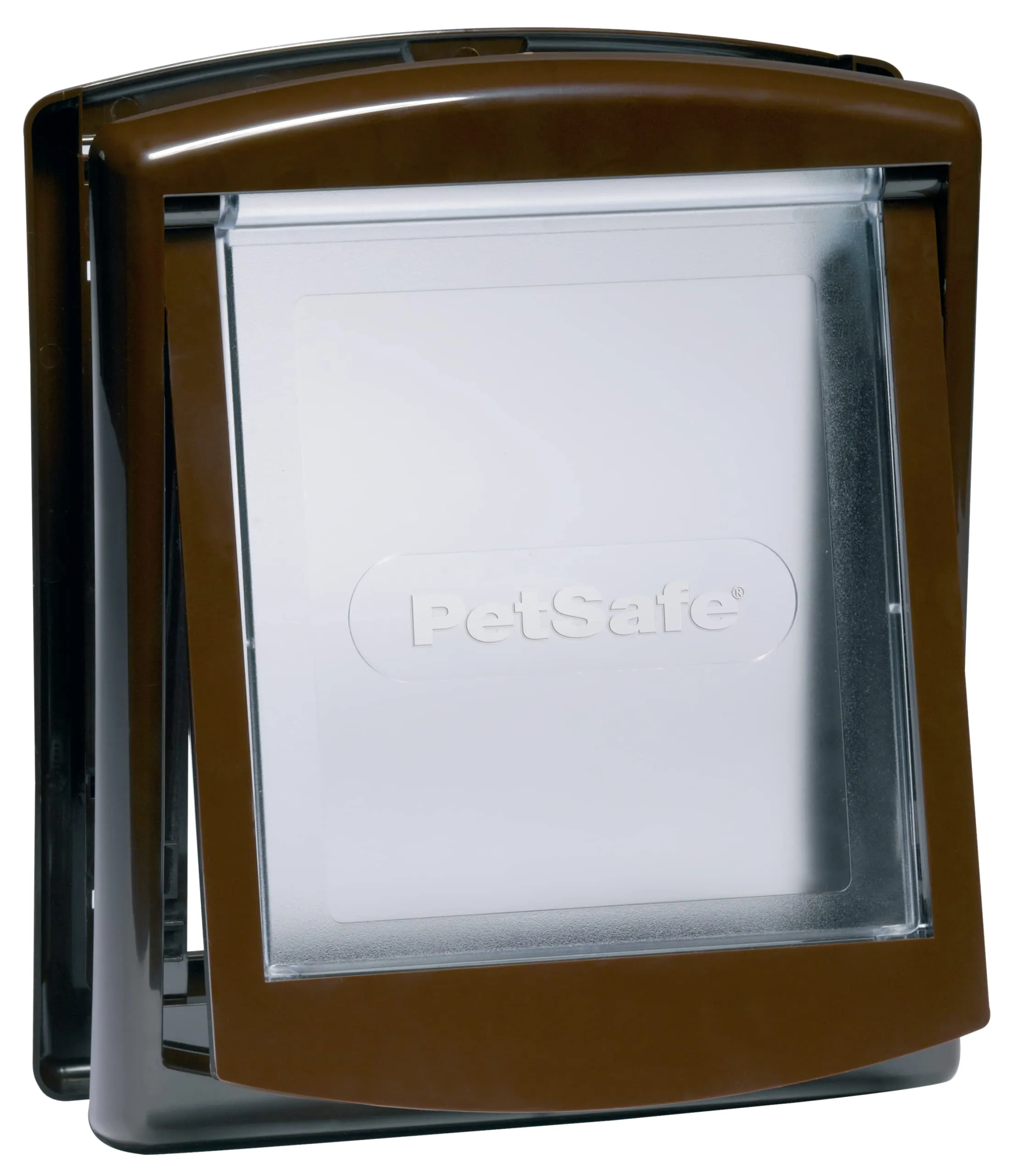 PetSafe Staywell Original, Gattaiola per Gatti, Porta di Ingresso e Uscita per animali domestici, Porticine Facile Montaggio, Gattaiola da Interno e Esterno, Struttura Solida, Marrone, M, Medio