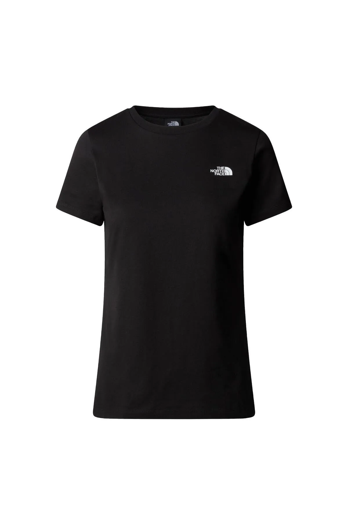 THE NORTH FACE NF0A87NHJK3 W S/S Simple Dome Slim Tee T-Shirt Donna TNF Black Taglia M