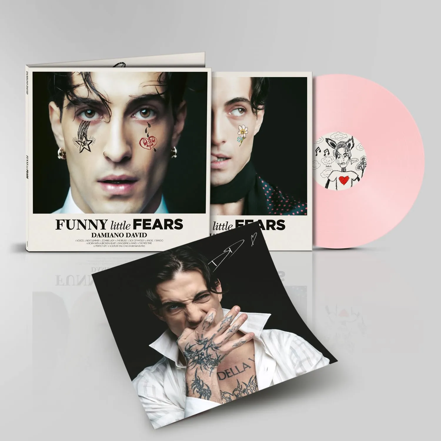 FUNNY little FEARS - LP Coloured (Pink) Vinyl in Gatefold, Signed *Limited Edition*