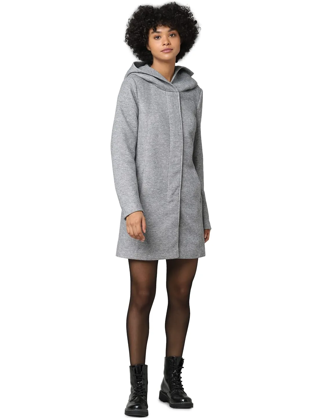 ONLY Coat ONLSEDONA Coat Light Grey Melange s Light Grey Melange S