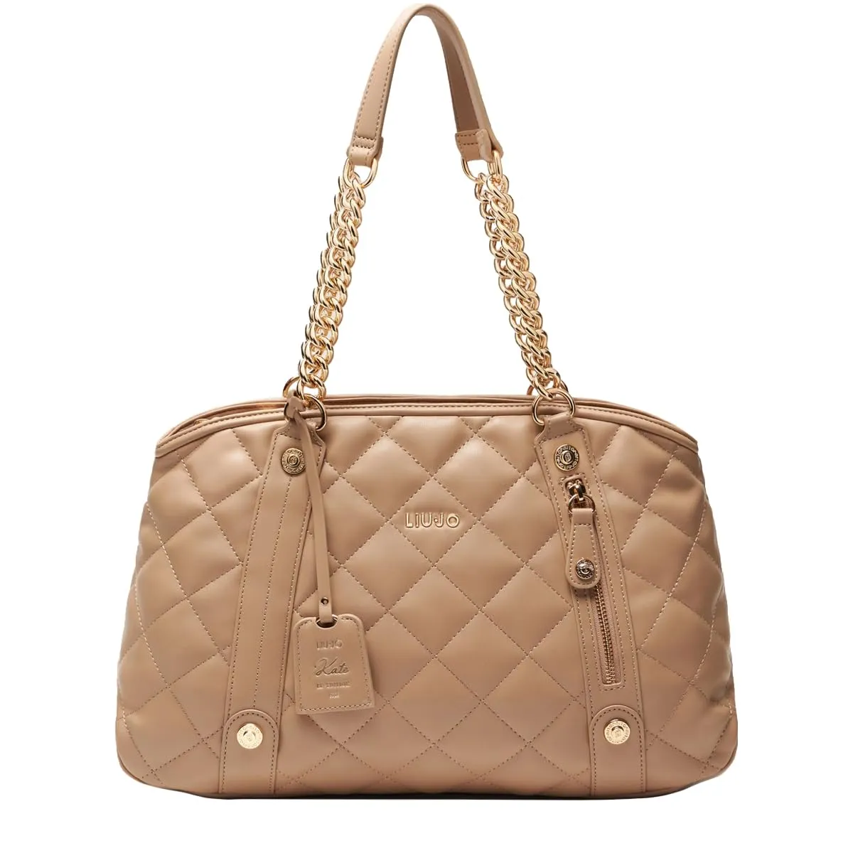 Liu Jo Borsa Kate Re-Edition 2012, Matelassè, AA5132 E0015 Cameo Rose, 41 x 27,5 x 14 cm