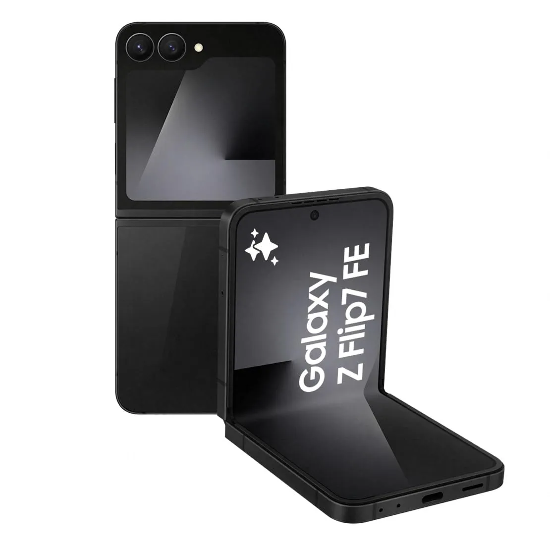 Samsung Galaxy Z Flip7 FE Smartphone AI pieghevole, 3 anni di Garanzia del produttore, RAM 12GB, 256GB, Display 3,4" Super AMOLED/6,7" Dynamic AMOLED 2X, Fotocamera 50MP, Black [Versione italiana]