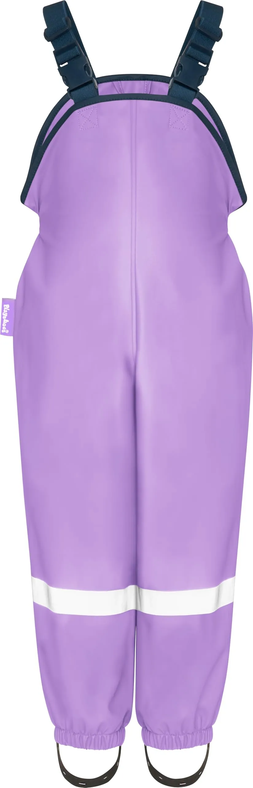 Playshoes Pantaloni Fango, Salopette Antipioggia, Sfoderati, Unisex - Bambini e ragazzi, Lilla, 86