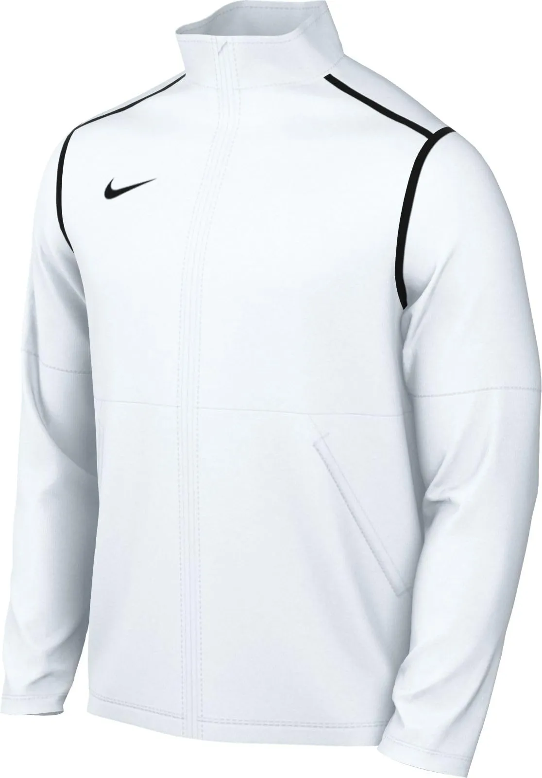 Nike FJ3022-100 M NK DF PARK20 TRK JKT K R Giacca Uomo WHITE/BLACK/BLACK Taglia L