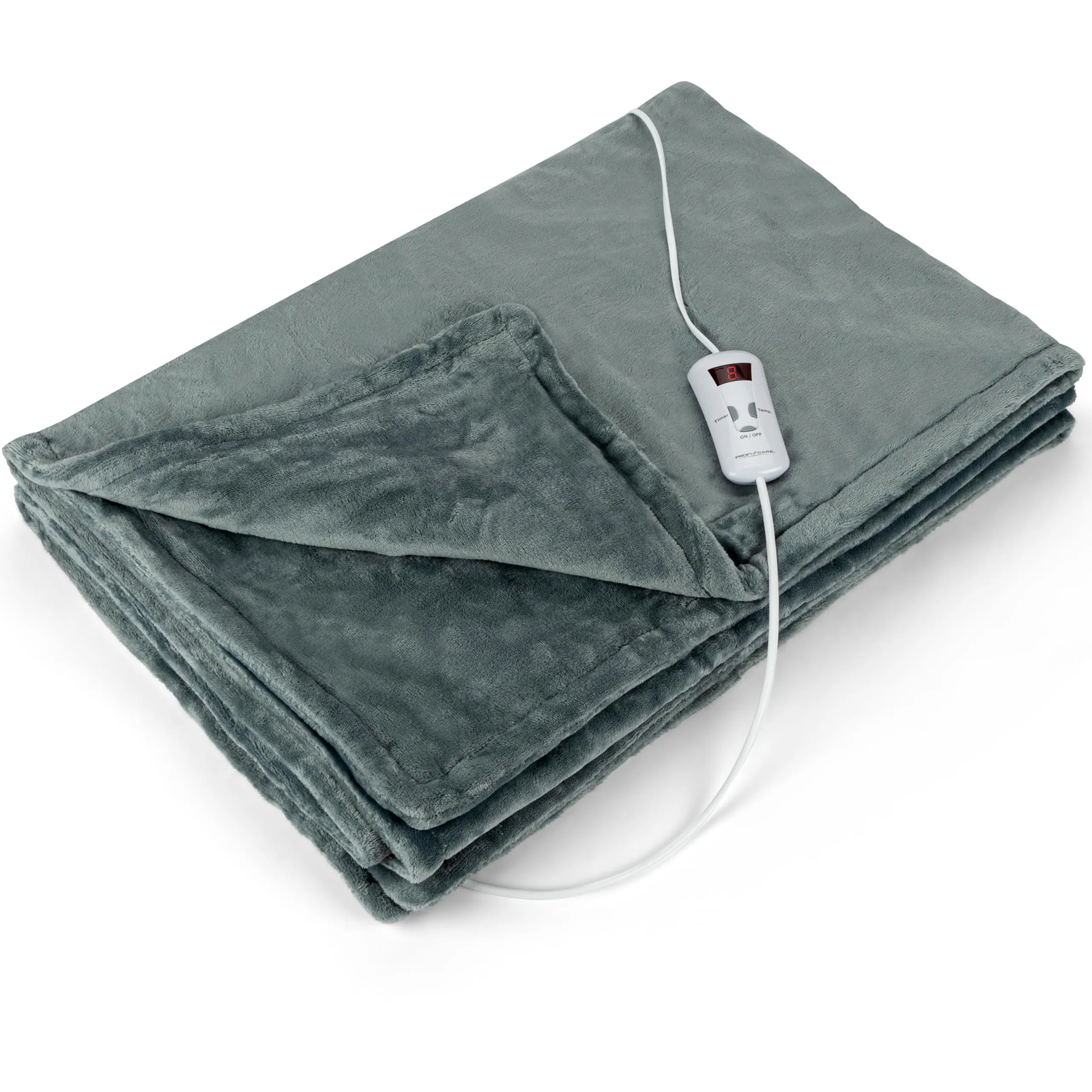 ProfiCare® PC-WZD 3061 - Coperta elettrica con timer, 1-9 ore, riscaldamento rapido, 10 livelli, lavabile in lavatrice fino a 40 °C, ca. 130 x 180 cm, per un calore rilassante