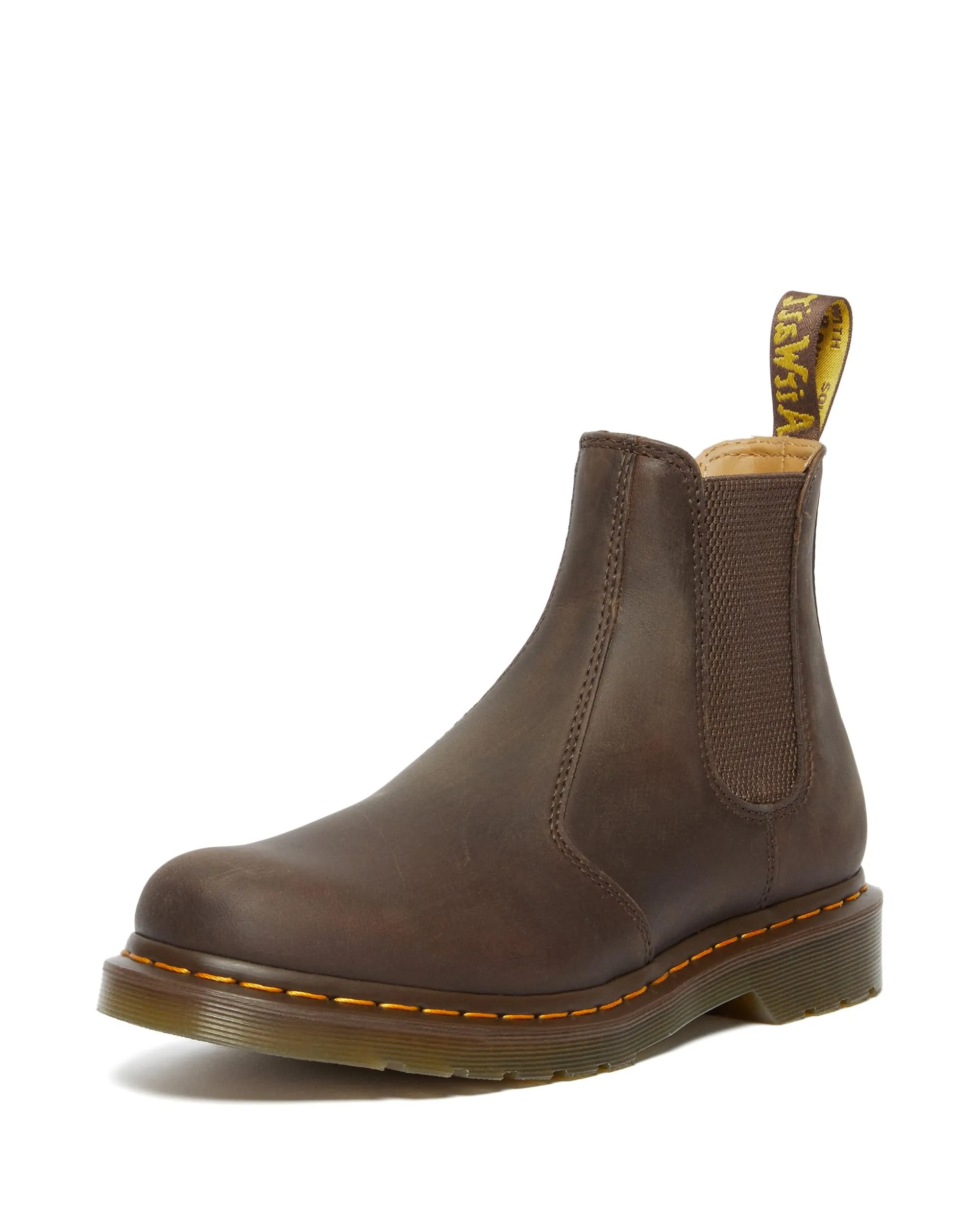 DR MARTENS 8 Tie Boot, Anfibi Unisex-Adulto, Dark Brown Crazy Horse, 41 EU