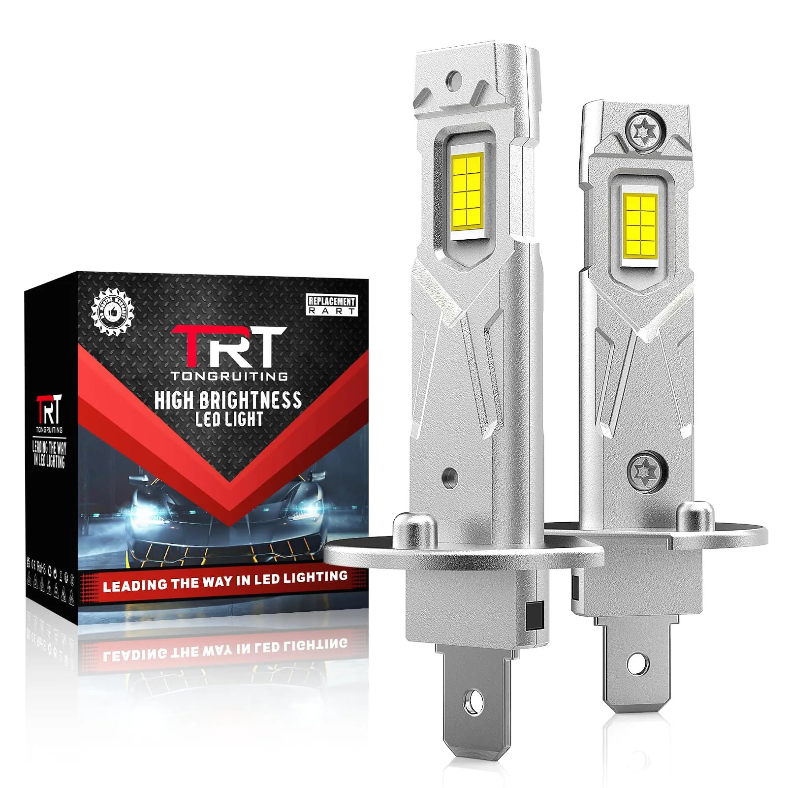 Tongruiting H7 H4 H1 Lampadine LED Faro 18000LM