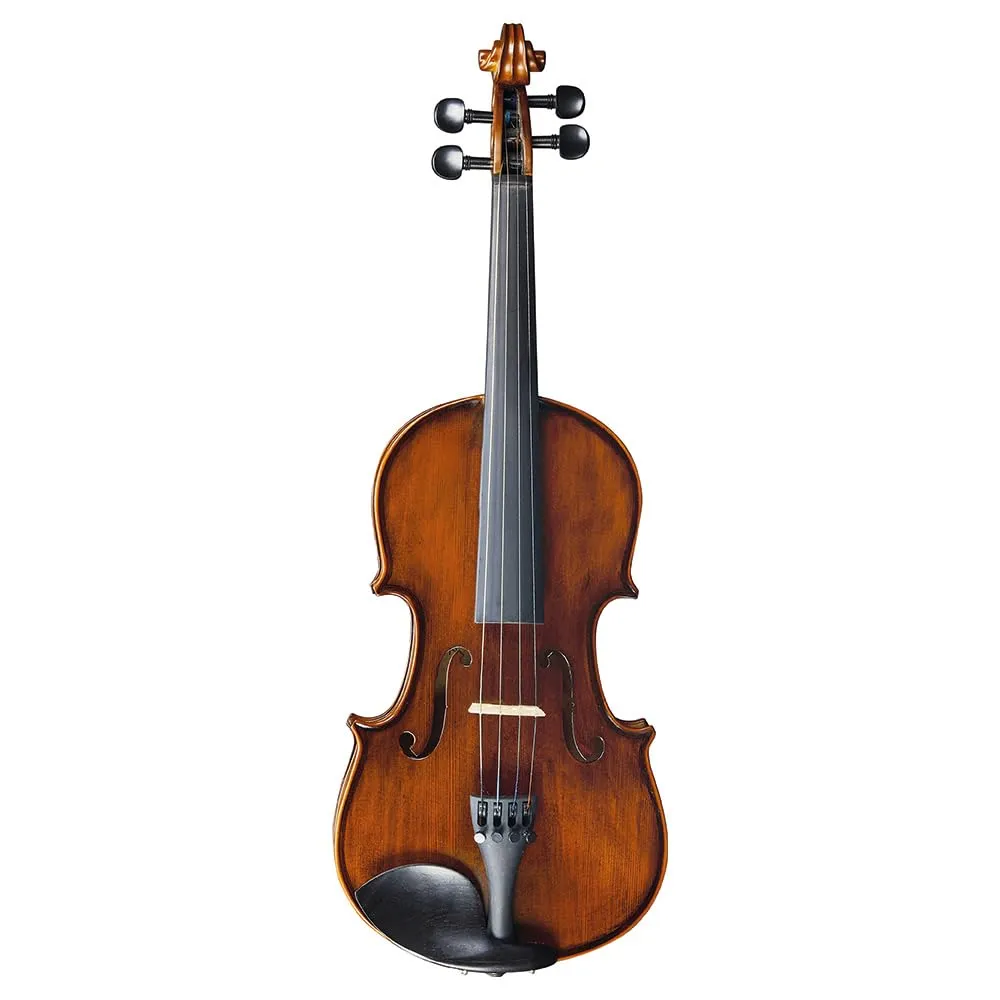 EKO – EBV-A 1413 3/4 Violino con Dotazione, Kit Violino 3/4 Completo, Top Abete Massello, Fasce e Fondo Acero, Tastiera Ebano, Custodia e Accessori Inclusi