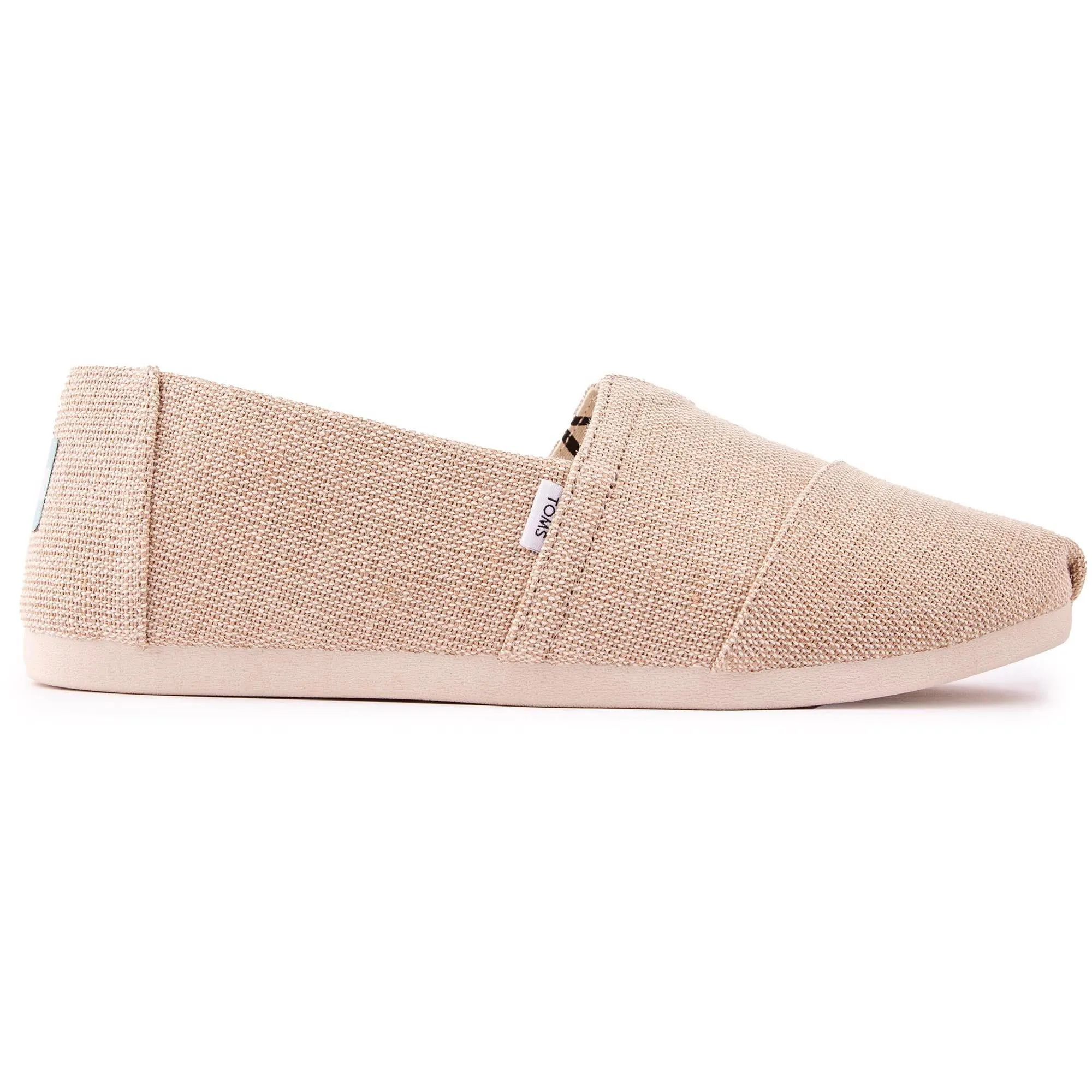 TOMS Alpargata Heritage Canvas, Mocassino basso Uomo, Natural Undyed, 43 EU