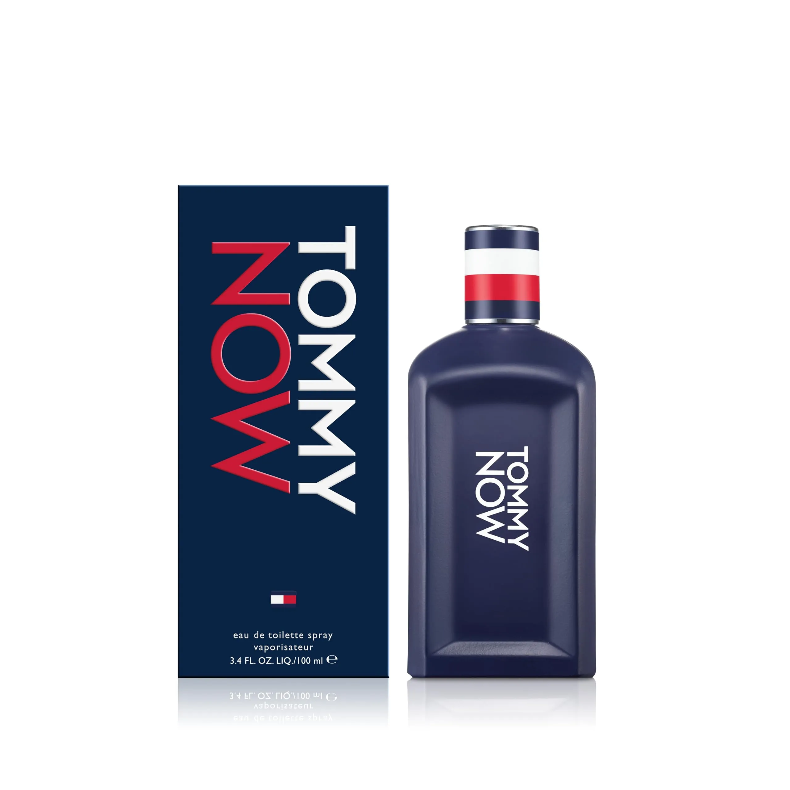 Tommy Hilfiger – Eau de Toilette TOMMY NOW 100 ml – Profumo Uomo – Fragranza Legnosa e Speziata– Note Agrumate – Flacone in Vetro Blu
