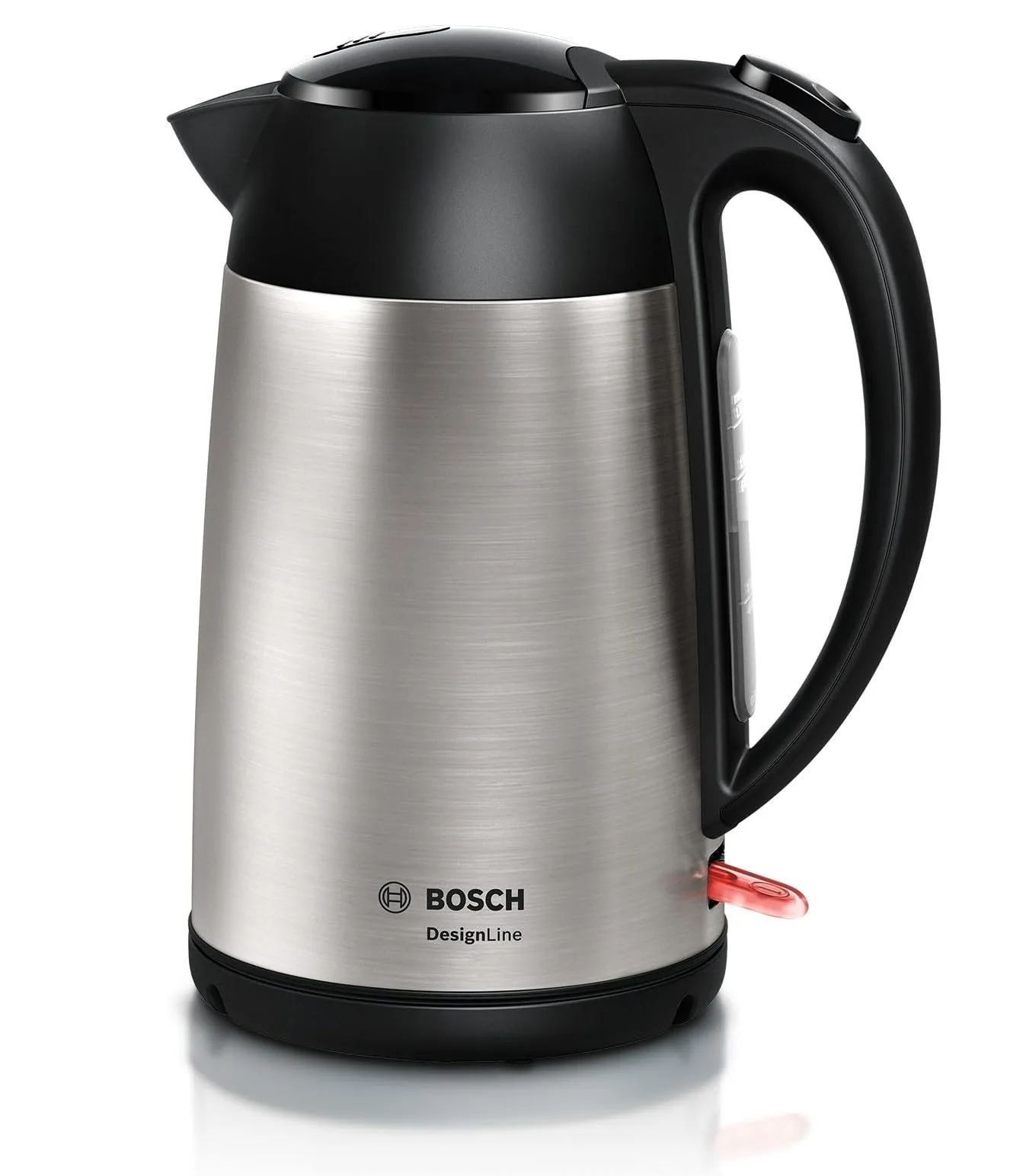Bosch TWK3P420 DesignLine Bollitore, 2400 W, 1.7 L, Acciaio Inox