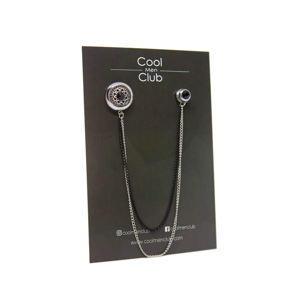 Spilla a catena giacca fatta a mano/accessorio gioielli da uomo