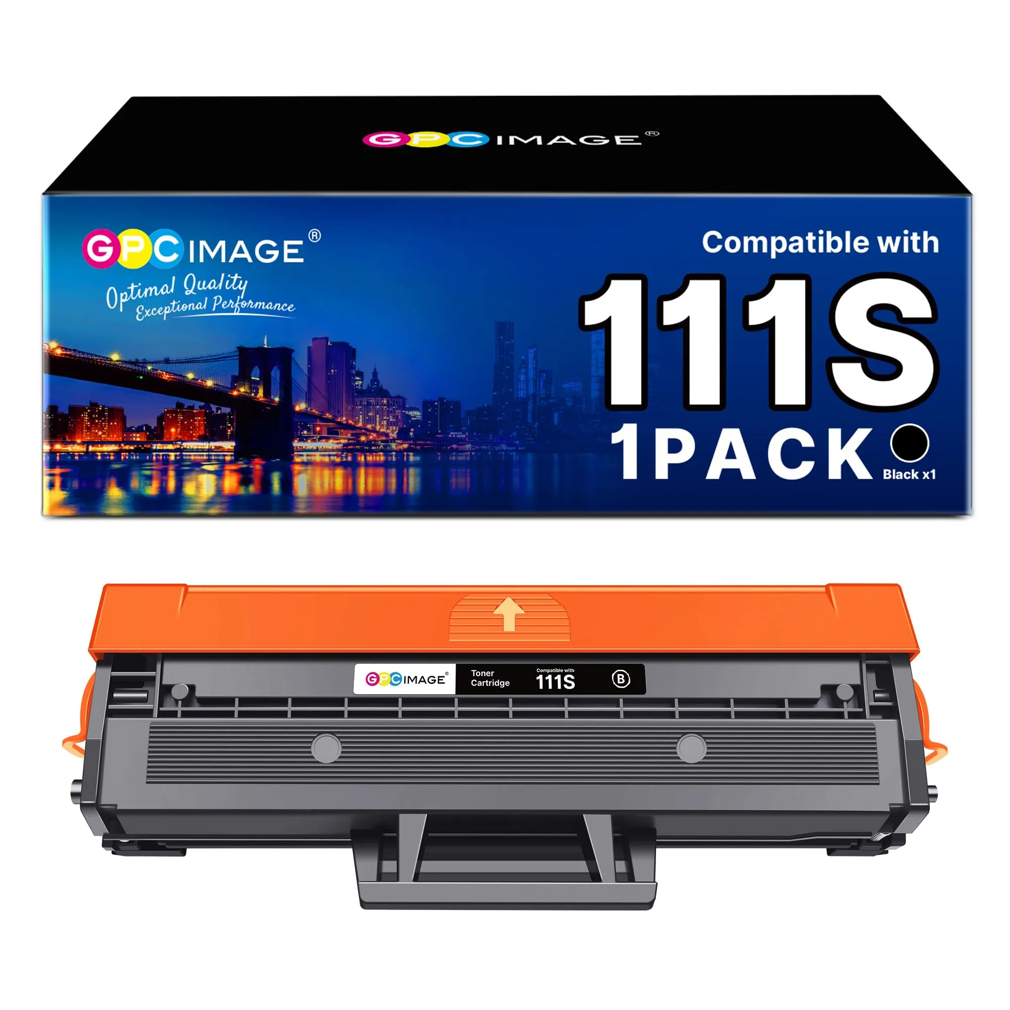 GPC Image Cartucce Toner Compatibili Samsung D111S (1 Nero) per Samsung Xpress SL M2070FW M2026W M2070W M2026 M2022W M2070 M2022 M2020 M2020W M2021 M2071 M2070F M2071FH M2021W M2071W Stampante
