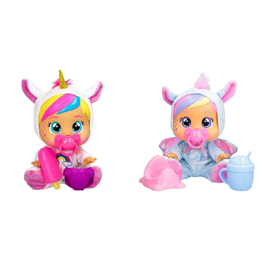 Cry Babies Loving Care Fantasy Dreamy | Bambola interattiva che piange lacrime vere & Loving Care Fantasy Jenna | Bambola interattiva che piange lacrime vere