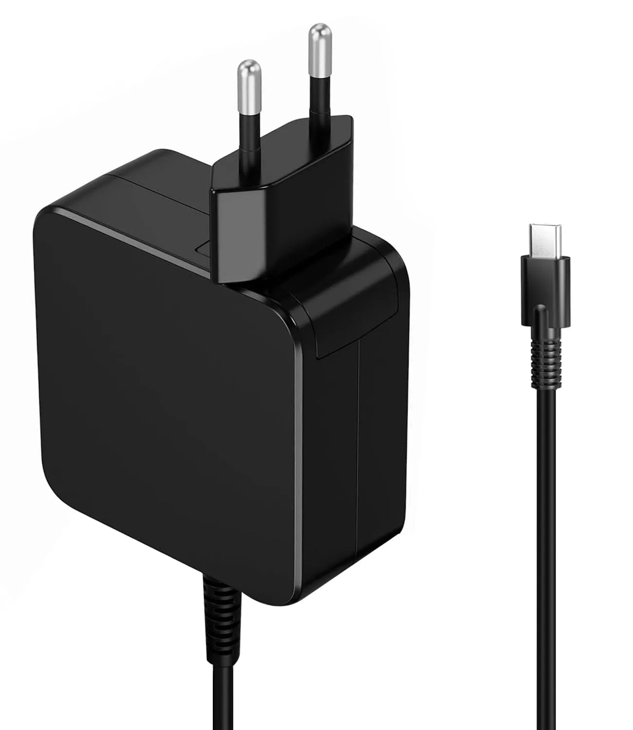 TT&C 65W USB C Caricatore Alimentatore,Compatibile con Lenovo,ASUS,ThinkPad Yoga,Huawei,MacBook Pro/Air,HP Chromebook,Acer Chromebook,Google, Samsung,Adattatore di Alimentazione USB C/Type C