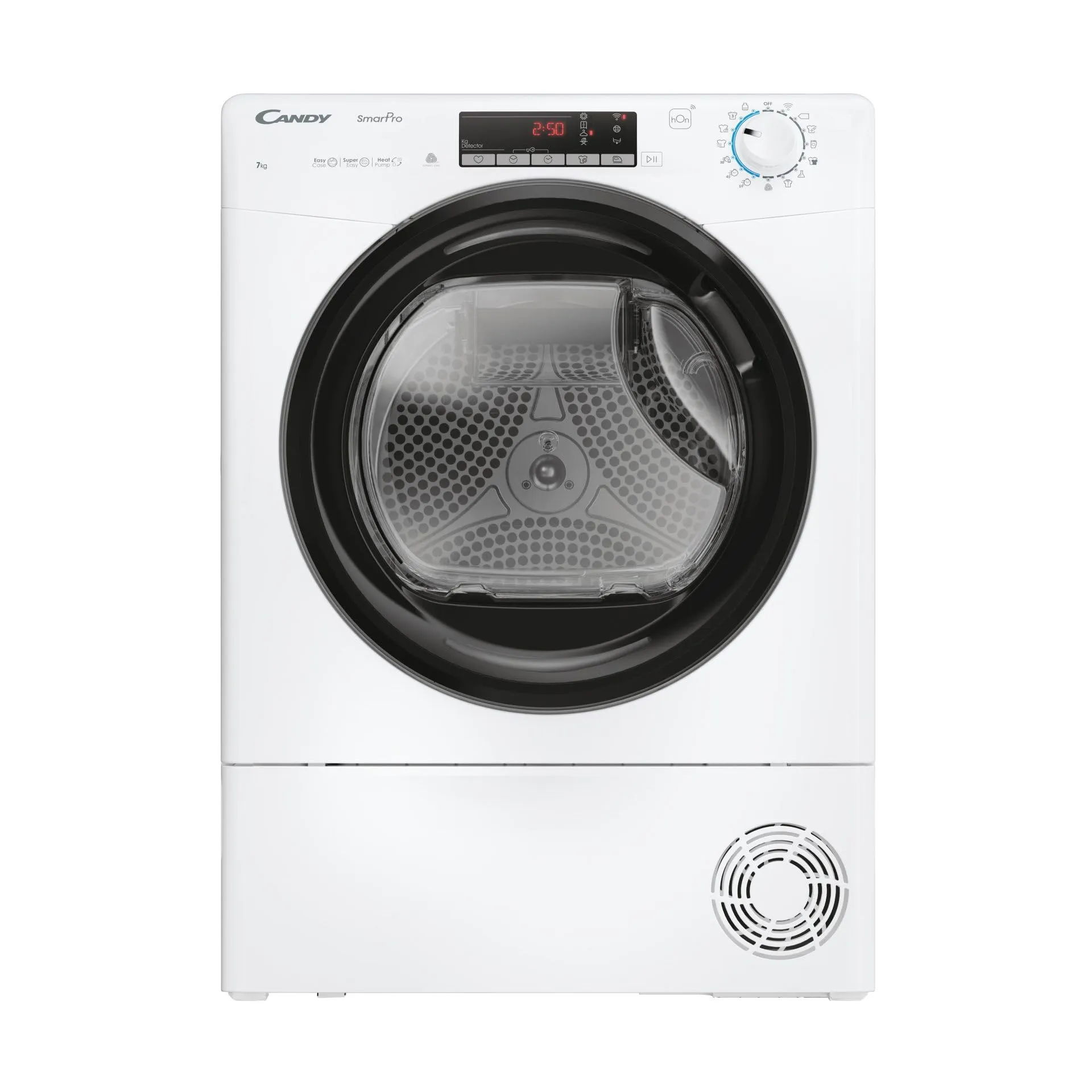 Candy Smart Pro CRO4 H7A2TBE-S Asciugatrice Libera Installazione Caricamento Frontale 7Kg Classe Energetica A Bianco