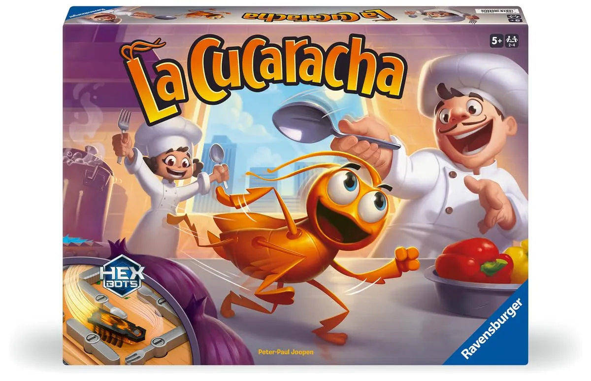 Ravensburger - La Cucaracha Refresh, Gioco da Tavolo per Tutta la Famiglia, 2-4 Giocatori, Idea Regalo per Bambini 5+ Anni, Edizione in Italiano