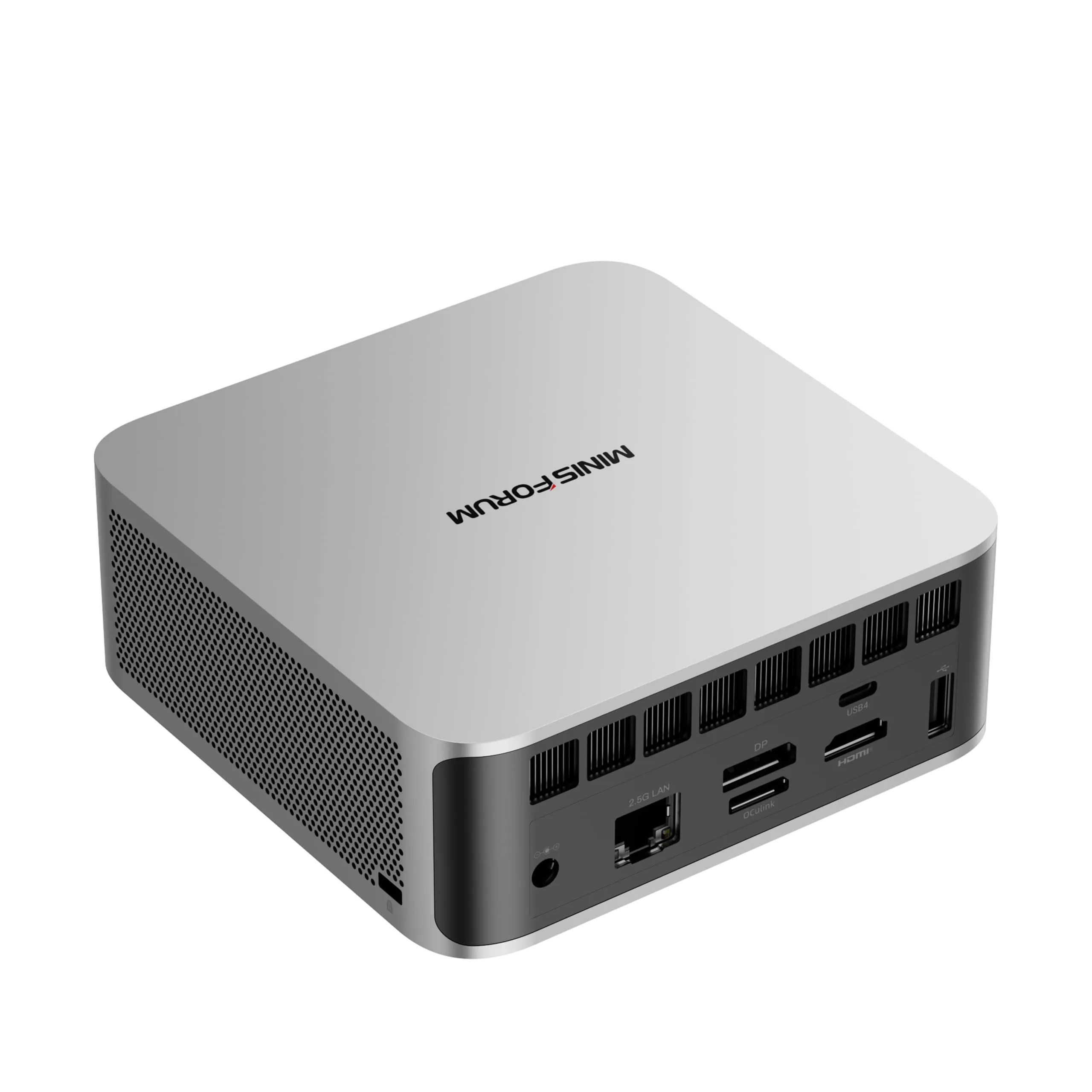 MINISFORUM AI X1-255 Mini PC, AMD Ryzen 7 255 (8C / 16T, fino a 4,9 GHz), HDMI/DP / USB4 (4K @ 120Hz), USBA X 3, LAN 2,5G, Wi-Fi 7 / BT5.4,Oculink Support (No SSD/RAM)