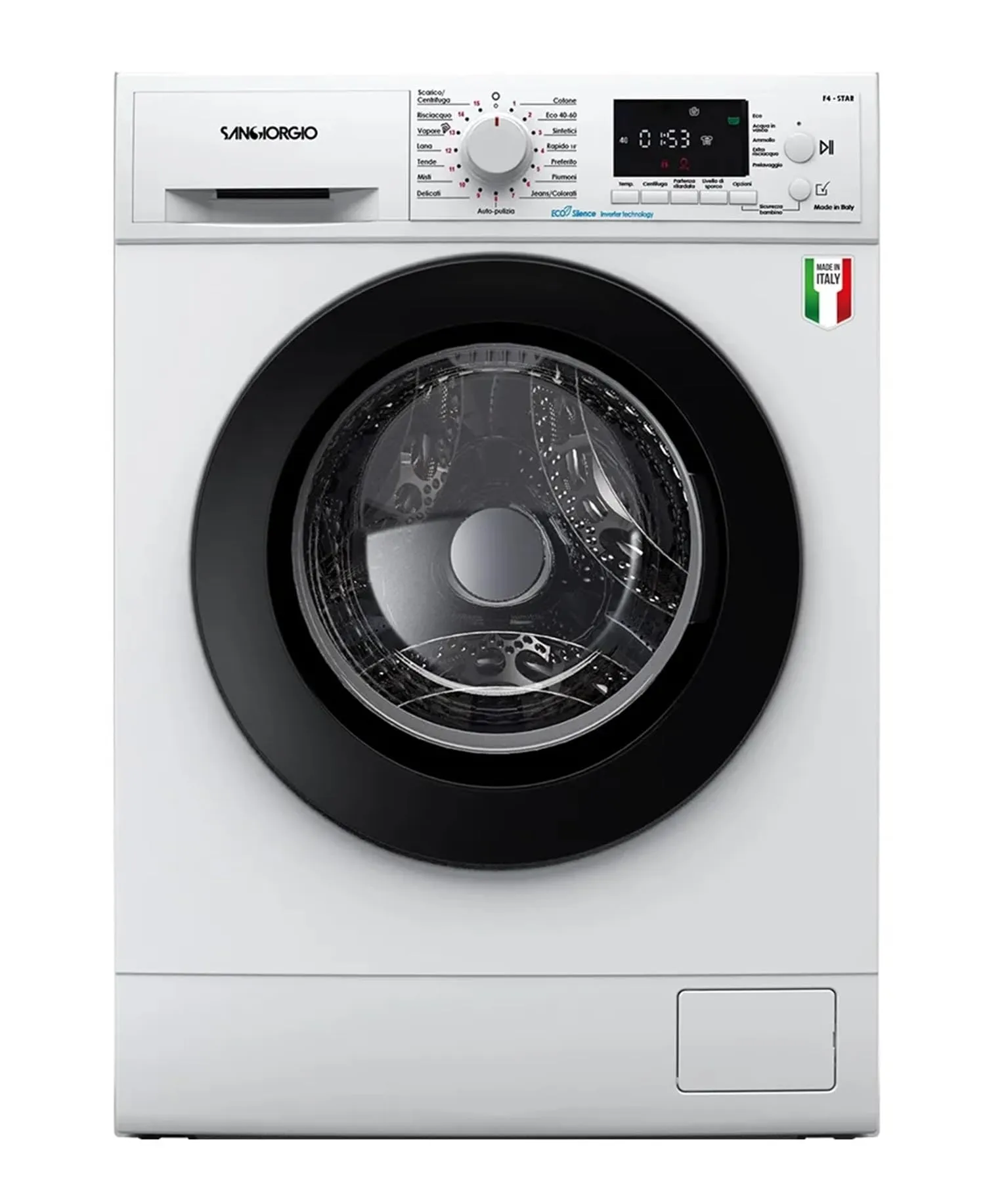 F812A5 - Lavatrice 8 Kg, Carica Frontale, Libera installazione, 1200 giri, Classe energetica A