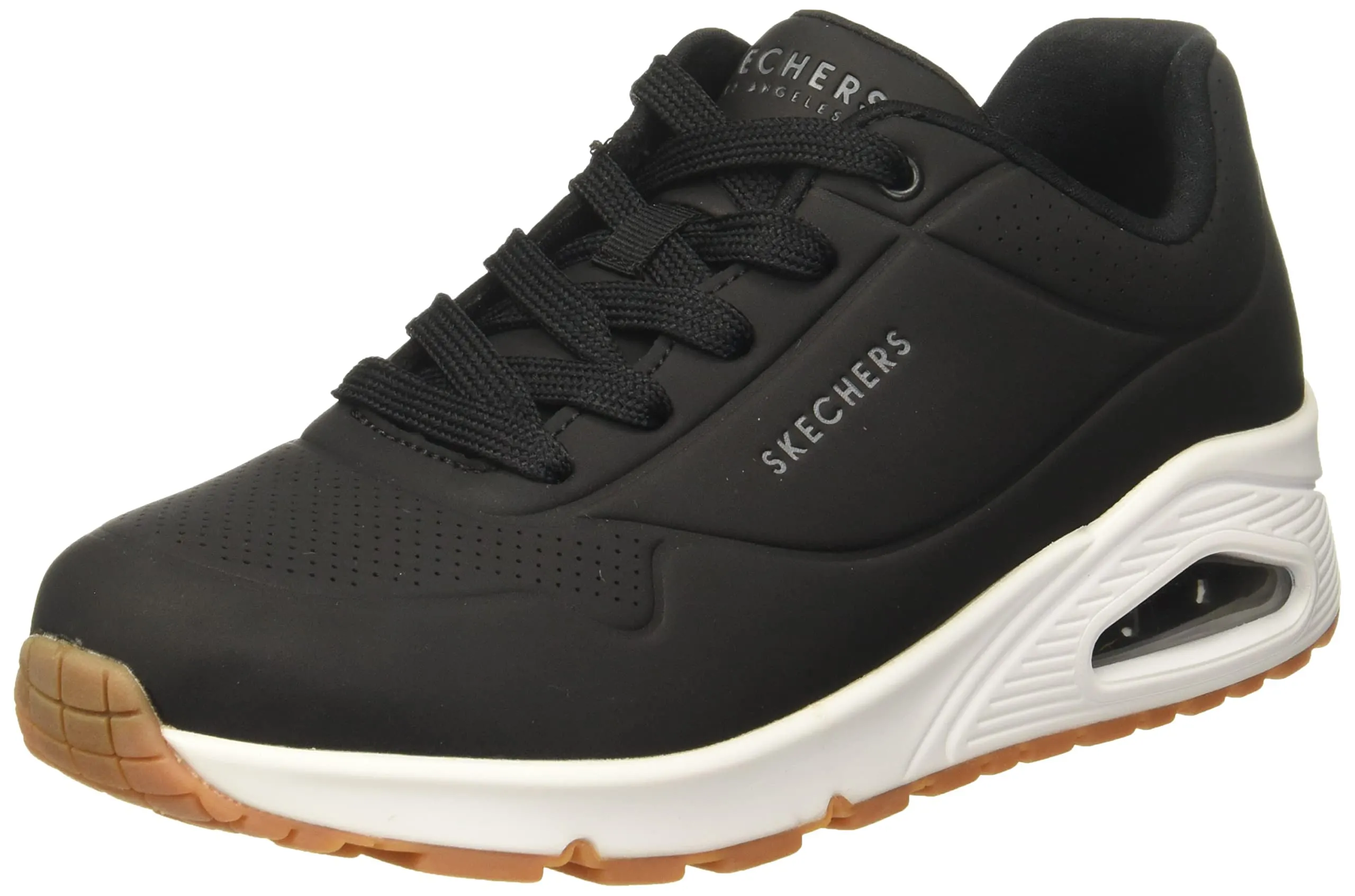 Skechers Uno Stand On Air, Sneaker Donna, Black Durabuck, 39 EU