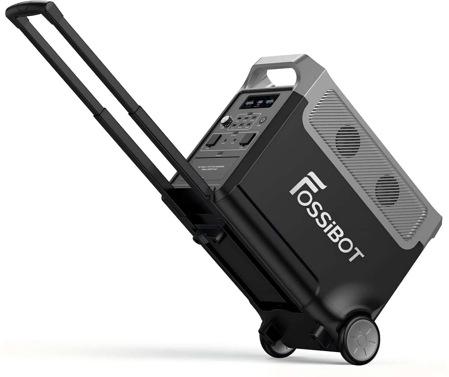 FOSSiBOT F3600 Pro Centrale Elettrica Portatile Uscità CA da 3600W, 3840 Wh batteria LFP Durata di servizio di 15 anni, espandibile 3,8 – 11,5 KWh, Power station generatore solare per casa campeggio