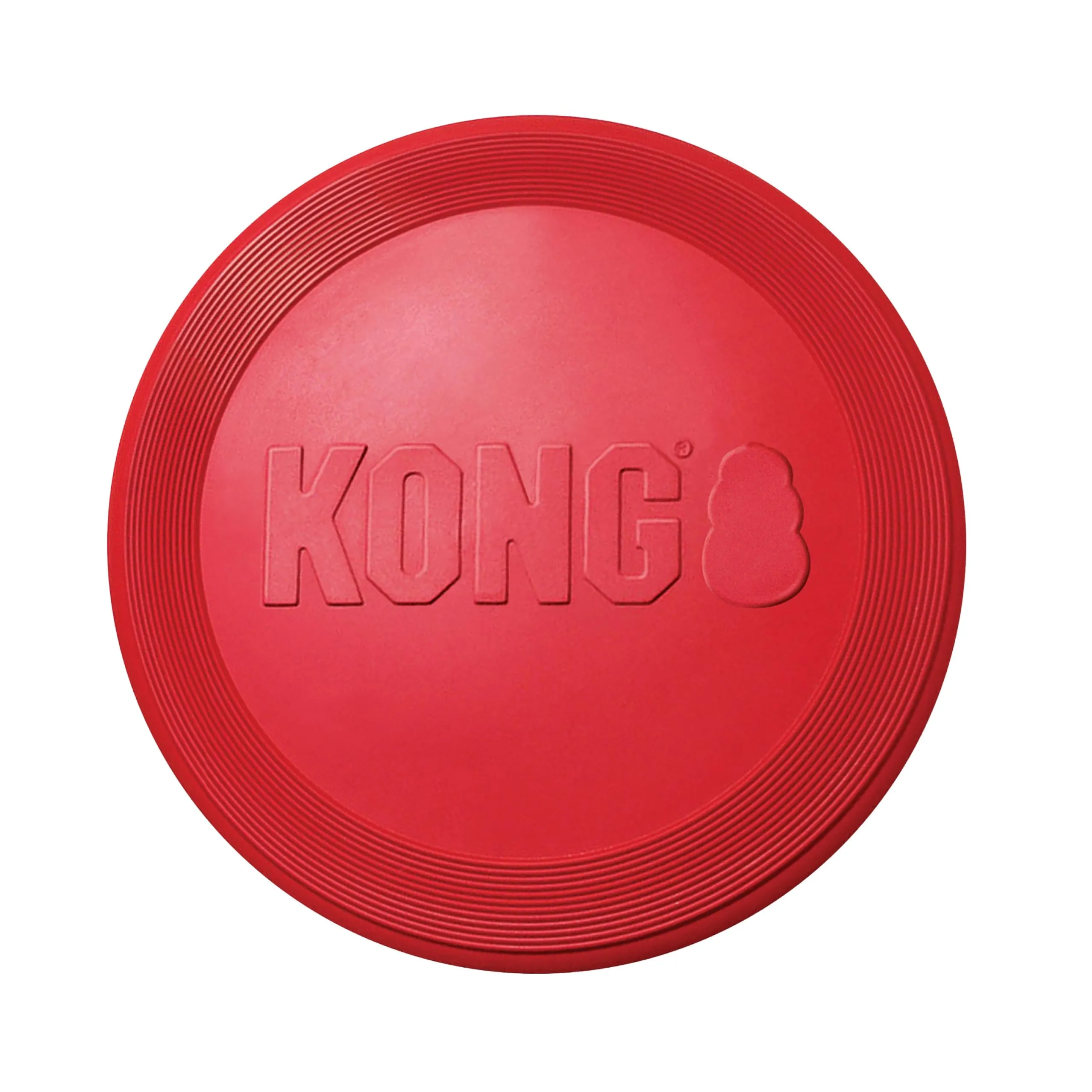 KONG - Flyer - Frisbee in Gomma Resistente per Cani- per Cani di Taglia Grande
