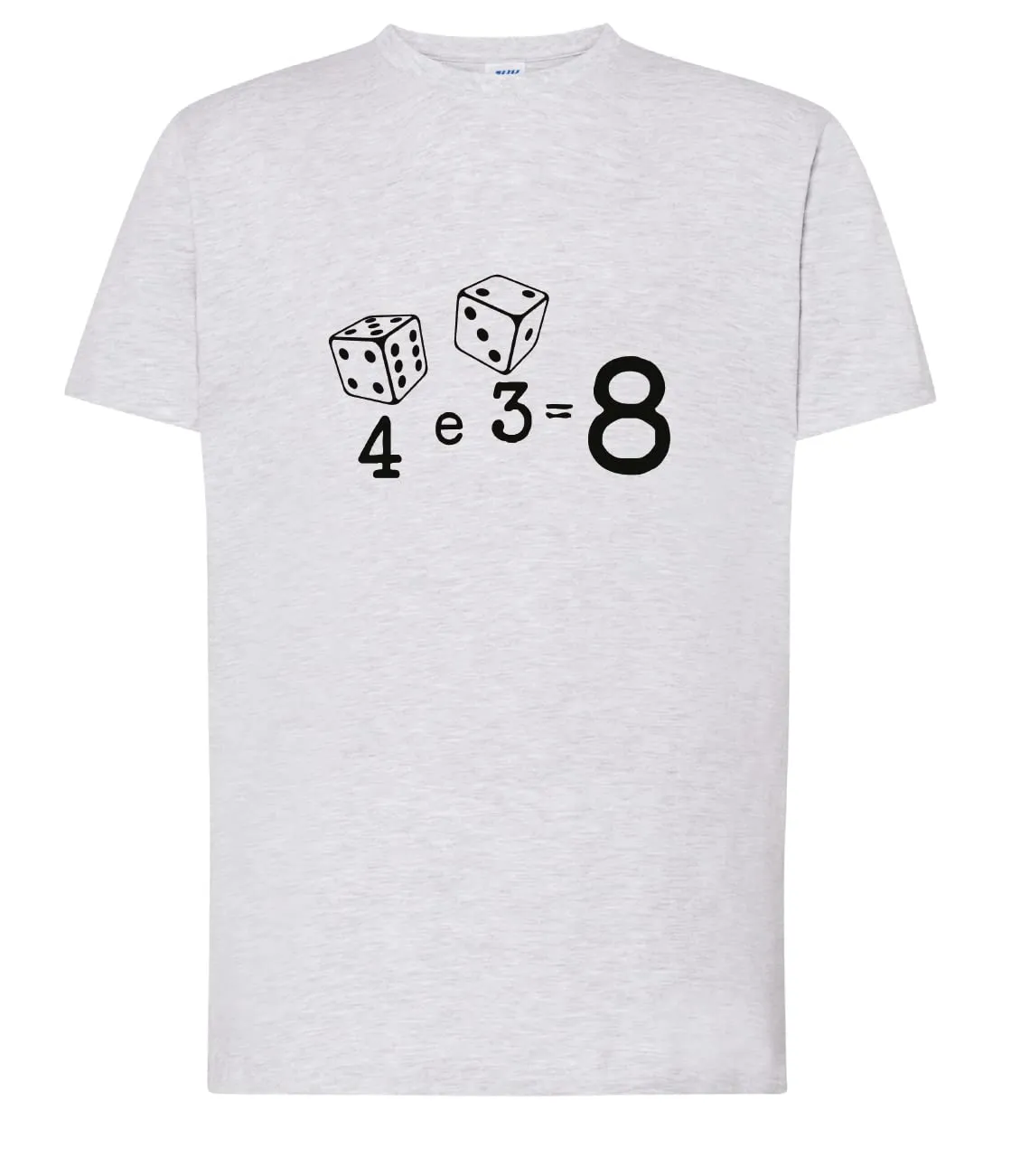 T-shirt 4 e 3 = 8