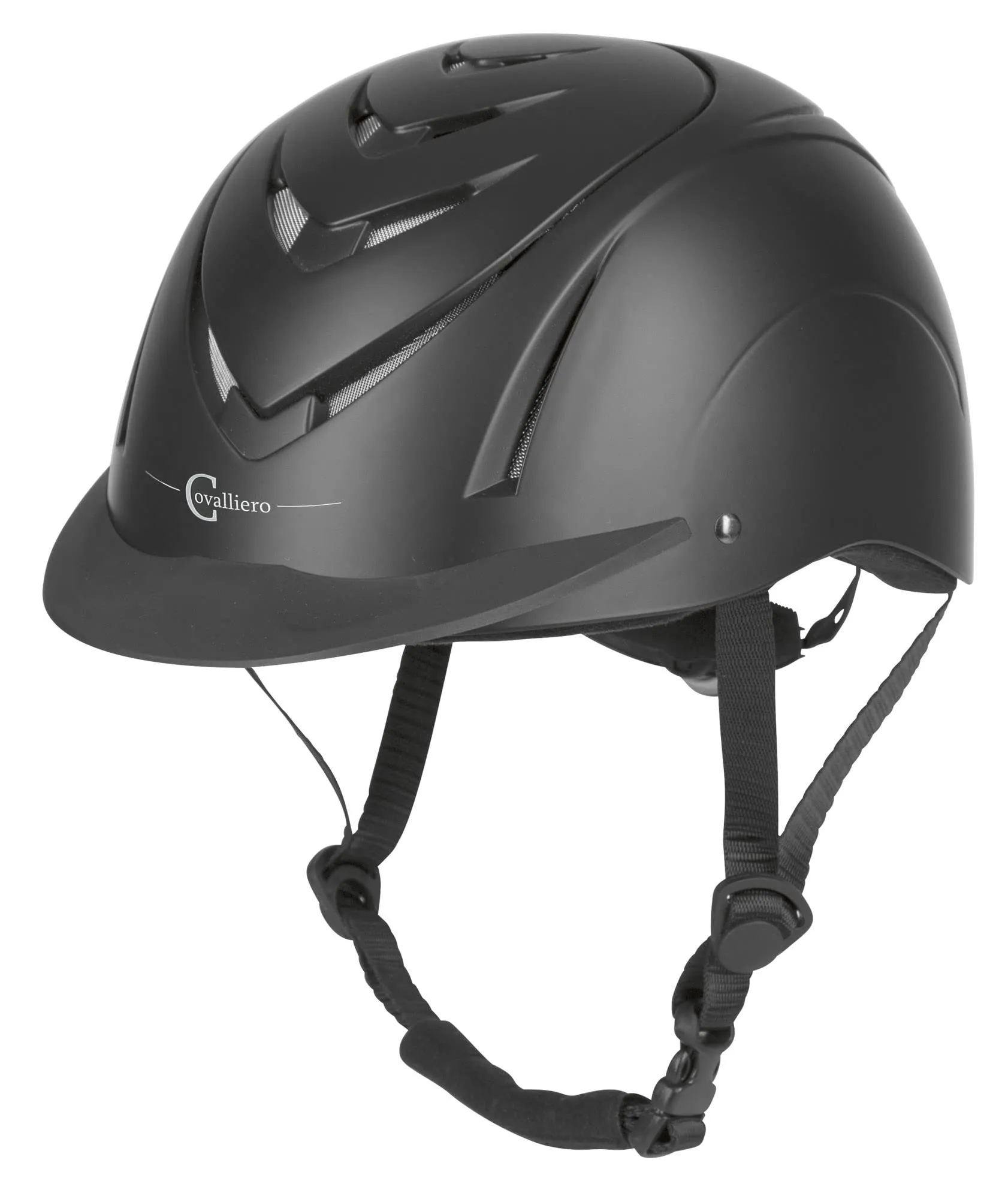 Kerbl Covalliero 32299 - Casco da equitazione Nerron VG1, colore: Nero 55-59