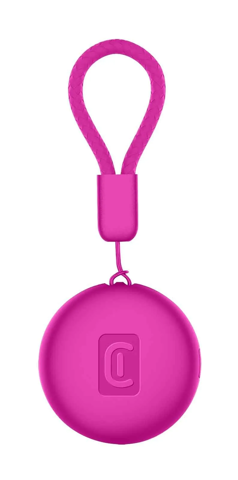 Cellularline TRACY TAG - Trova Oggetti compatibile con Apple iOS Find Me - Compatibile con Accessori Airtag - Batteria sostituibile (durata 1 anno) - Resistente a polvere ed acqua - Rosa