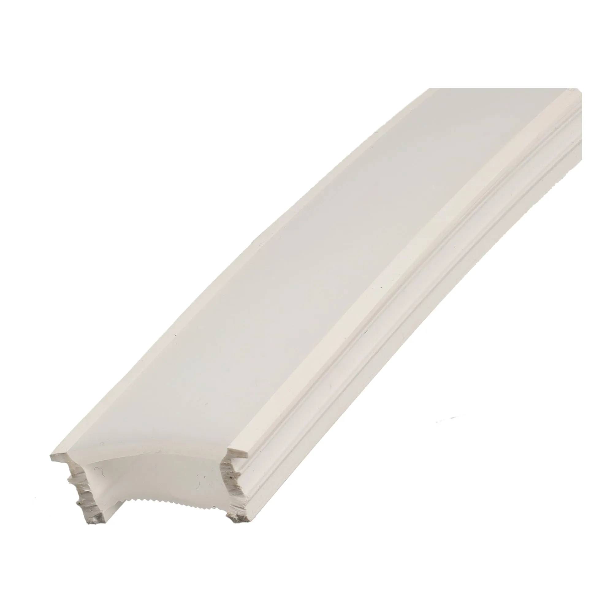 JANDEI - Custodia Flessibile in Silicone 5 Metri Senza Base per Striscia LED, Formato Rettangolare 20 mm x 10 mm. Adatto per Interni, Custodia Bianca (non include striscia LED)