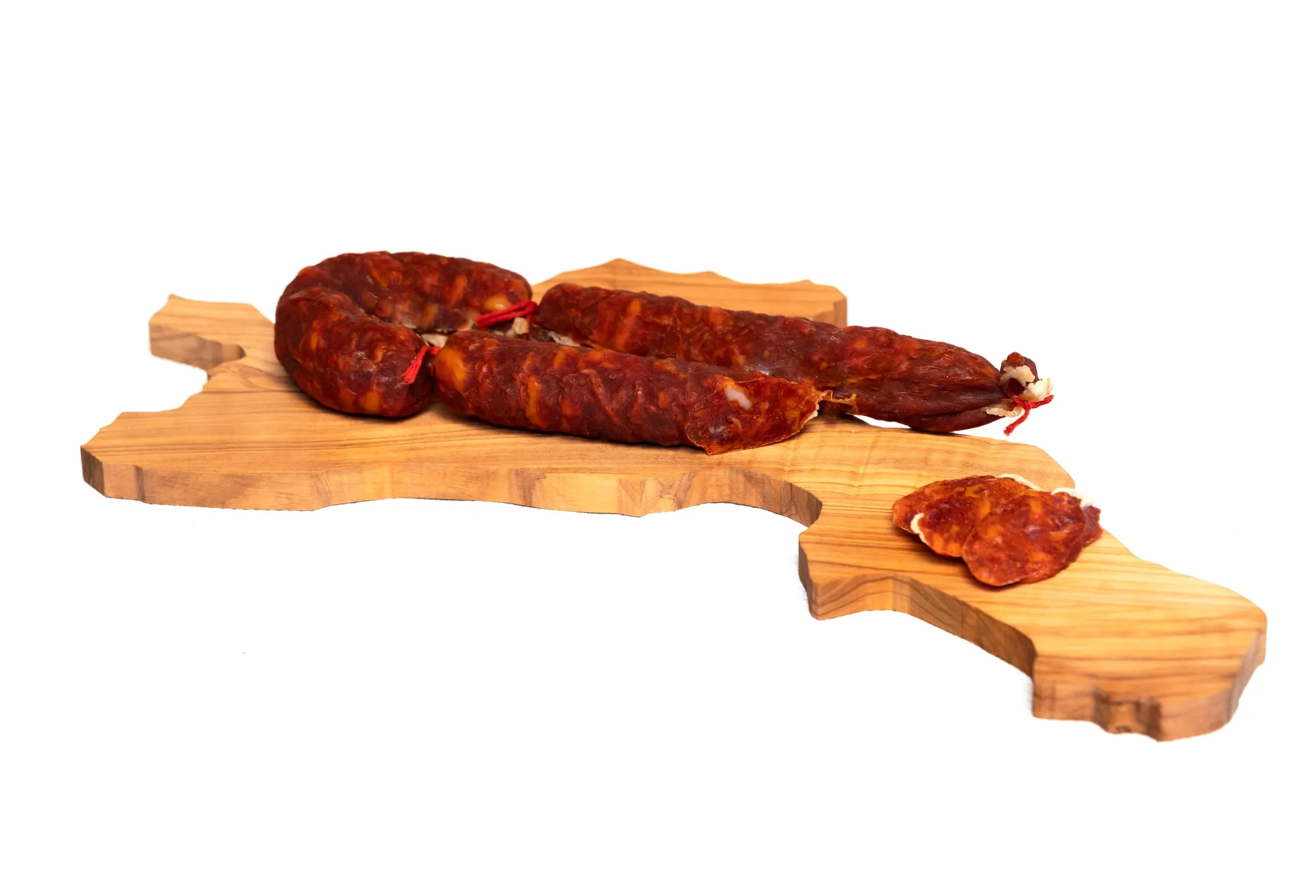 Salsiccia Calabrese Piccante 400g - Salumi Artigianali Tipici Calabresi, Ideale Per Panino, Antipasti, Aperitivi - Artigianale Sottovuoto