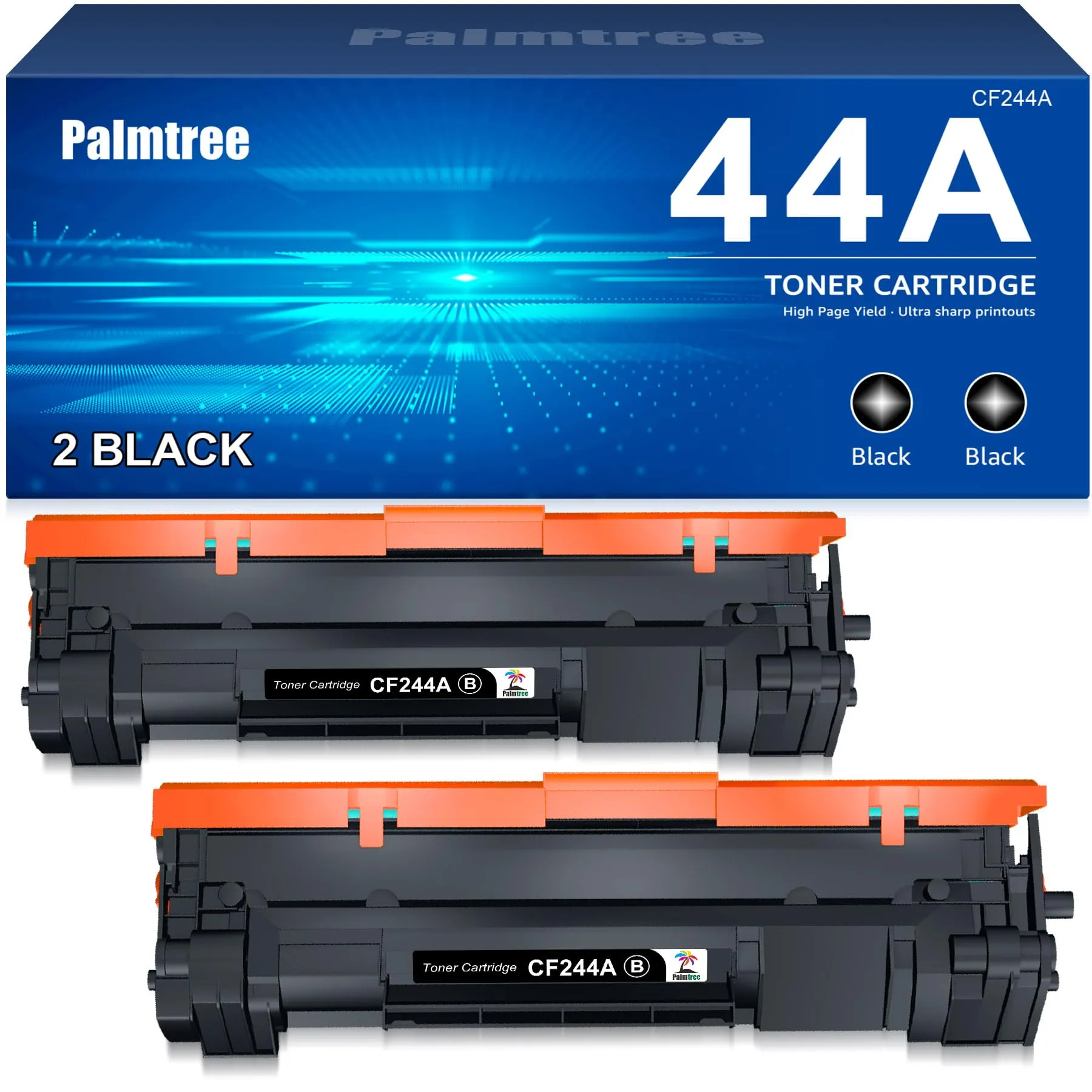 Palmtree Toner CF244A Compatibili per Toner HP LaserJet Pro MFP M28w Toner HP LaserJet Pro M15w Toner HP LaserJet Pro MFP M28a Toner HP 44a per Toner HP LaserJet Pro M15a Toner HP Laserjet MFP M28w